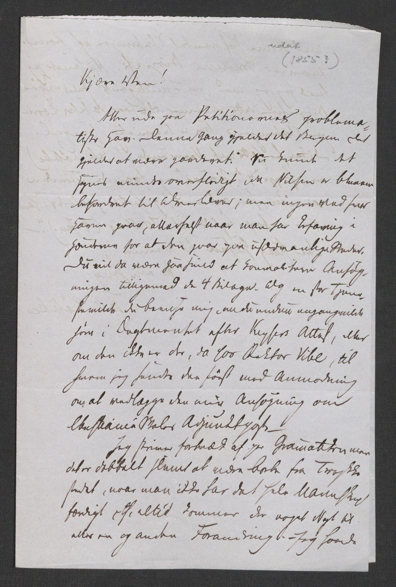 Botten-Hansen, Paul, AV/RA-PA-0017/F/L0001: Brev til Botten-Hansen, avsendere ordnet etter alfabetisk rekkefølge fra A-Ø, 1846-1866, p. 173