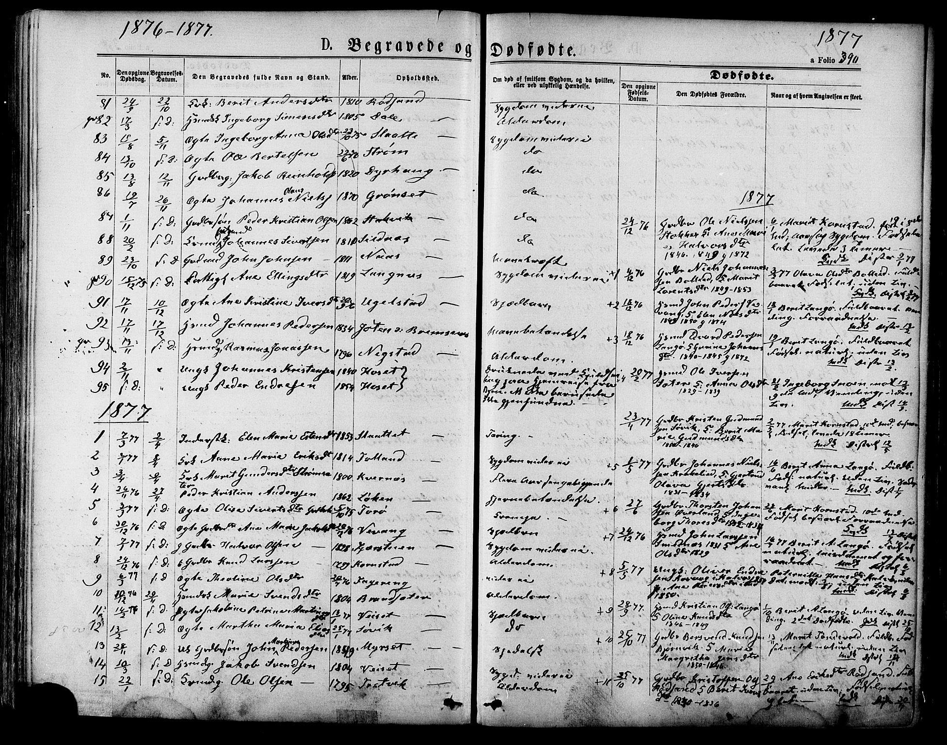 Ministerialprotokoller, klokkerbøker og fødselsregistre - Møre og Romsdal, SAT/A-1454/568/L0805: Parish register (official) no. 568A12 /1, 1869-1884, p. 390
