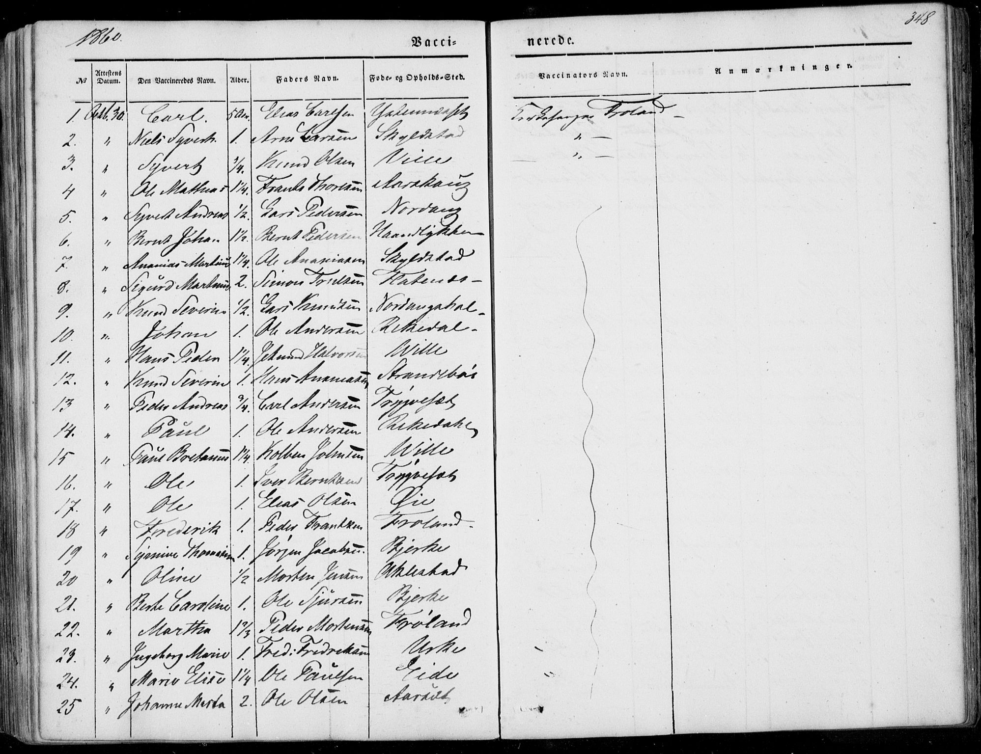 Ministerialprotokoller, klokkerbøker og fødselsregistre - Møre og Romsdal, AV/SAT-A-1454/515/L0209: Parish register (official) no. 515A05, 1847-1868, p. 348