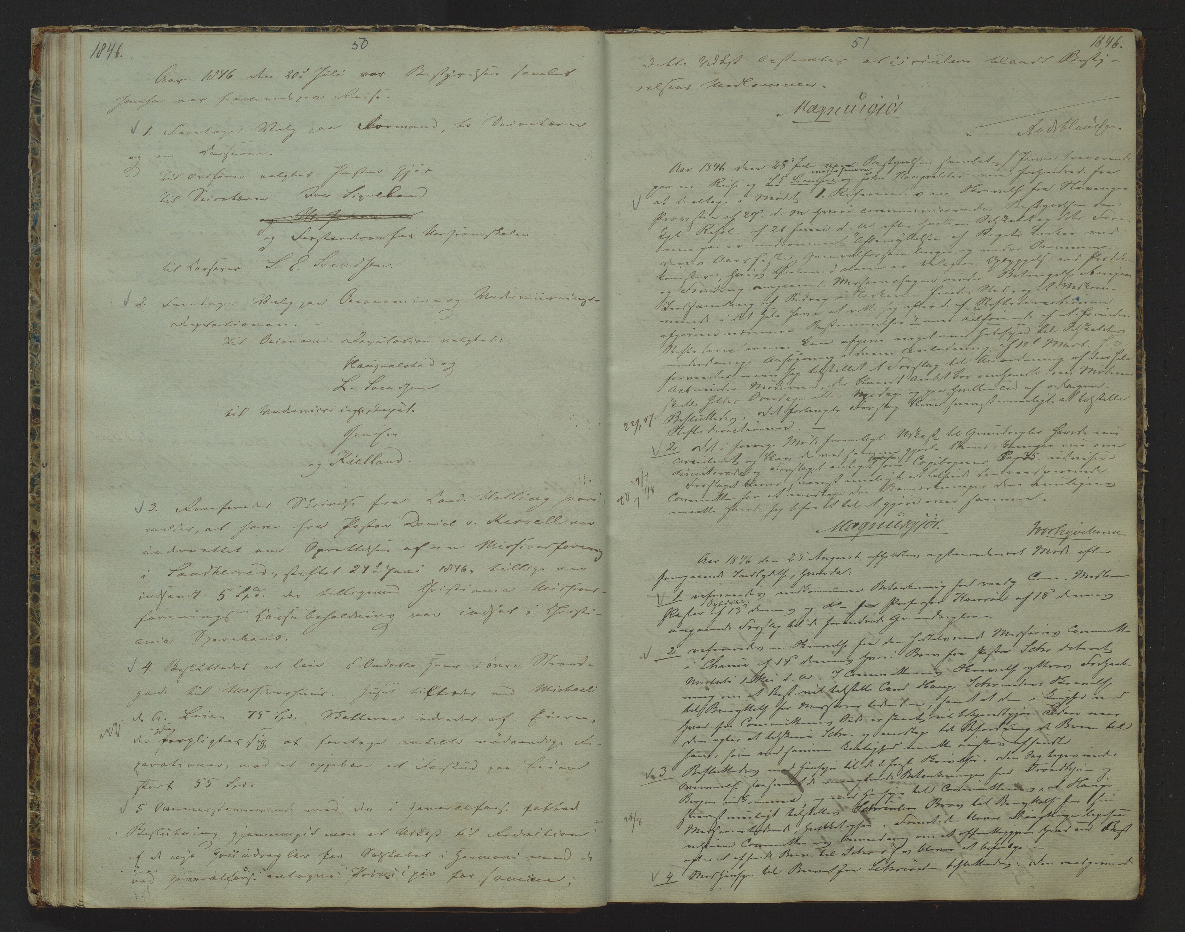 Det Norske Misjonsselskap - hovedadministrasjonen, VID/MA-A-1045/D/Da/Daa/L0006: Styreprotokoll nr. I, 12. august 1842 - 6. oktober 1853, 1842-1853, p. 50-51