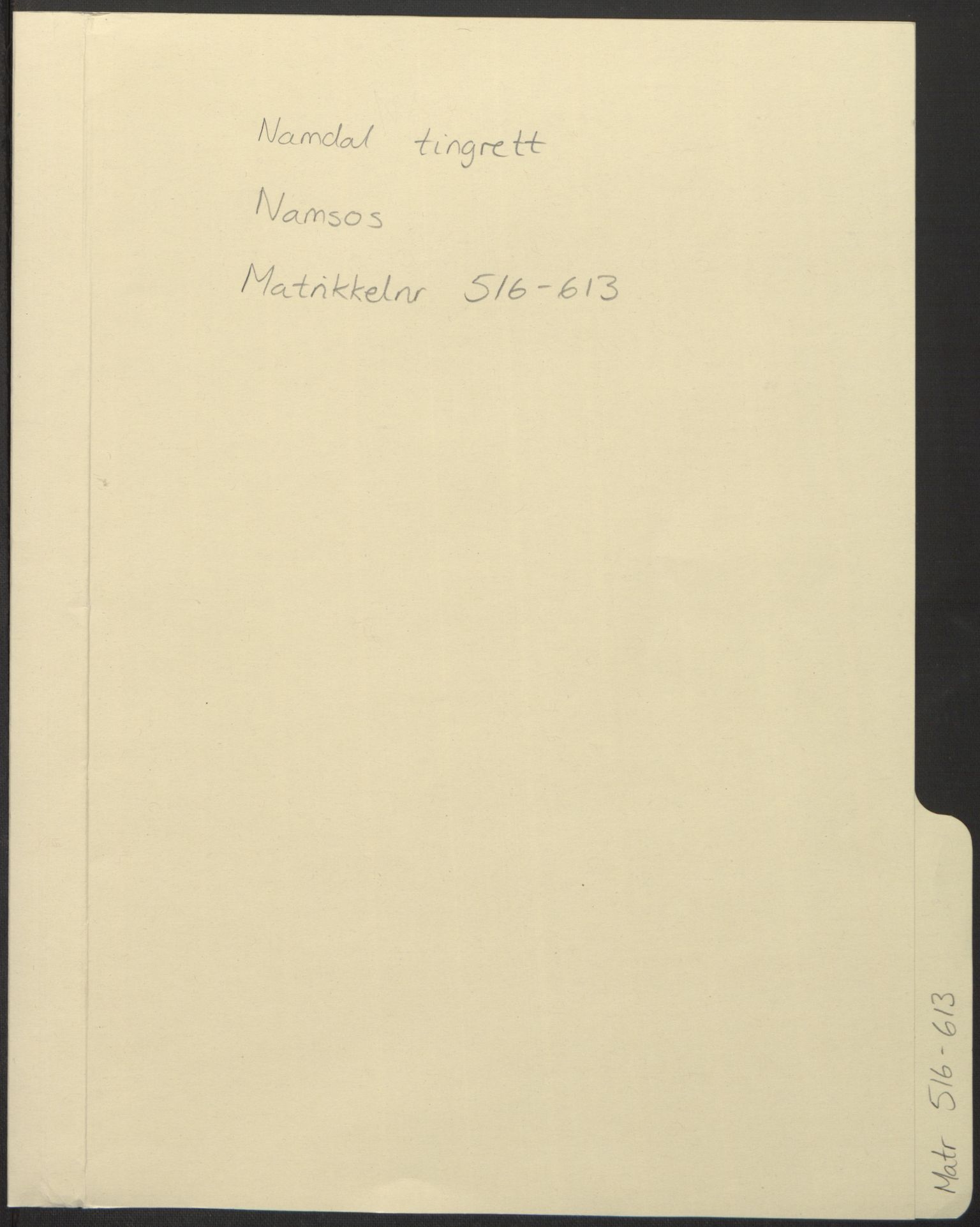 Namdal sorenskriveri, SAT/A-4133: Mortgage register no. 13, p. 1