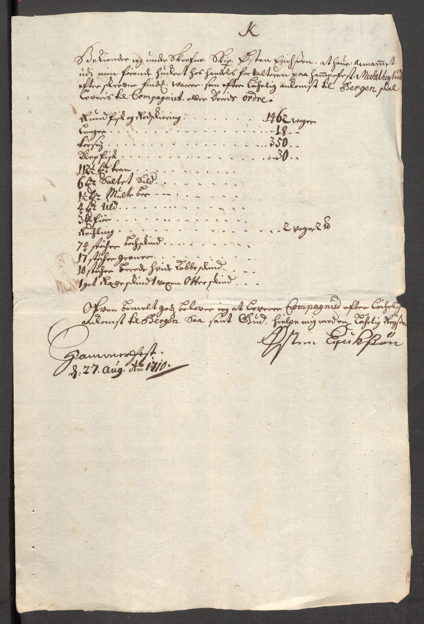 Rentekammeret inntil 1814, Reviderte regnskaper, Fogderegnskap, AV/RA-EA-4092/R69/L4855: Fogderegnskap Finnmark/Vardøhus, 1709-1712, p. 278