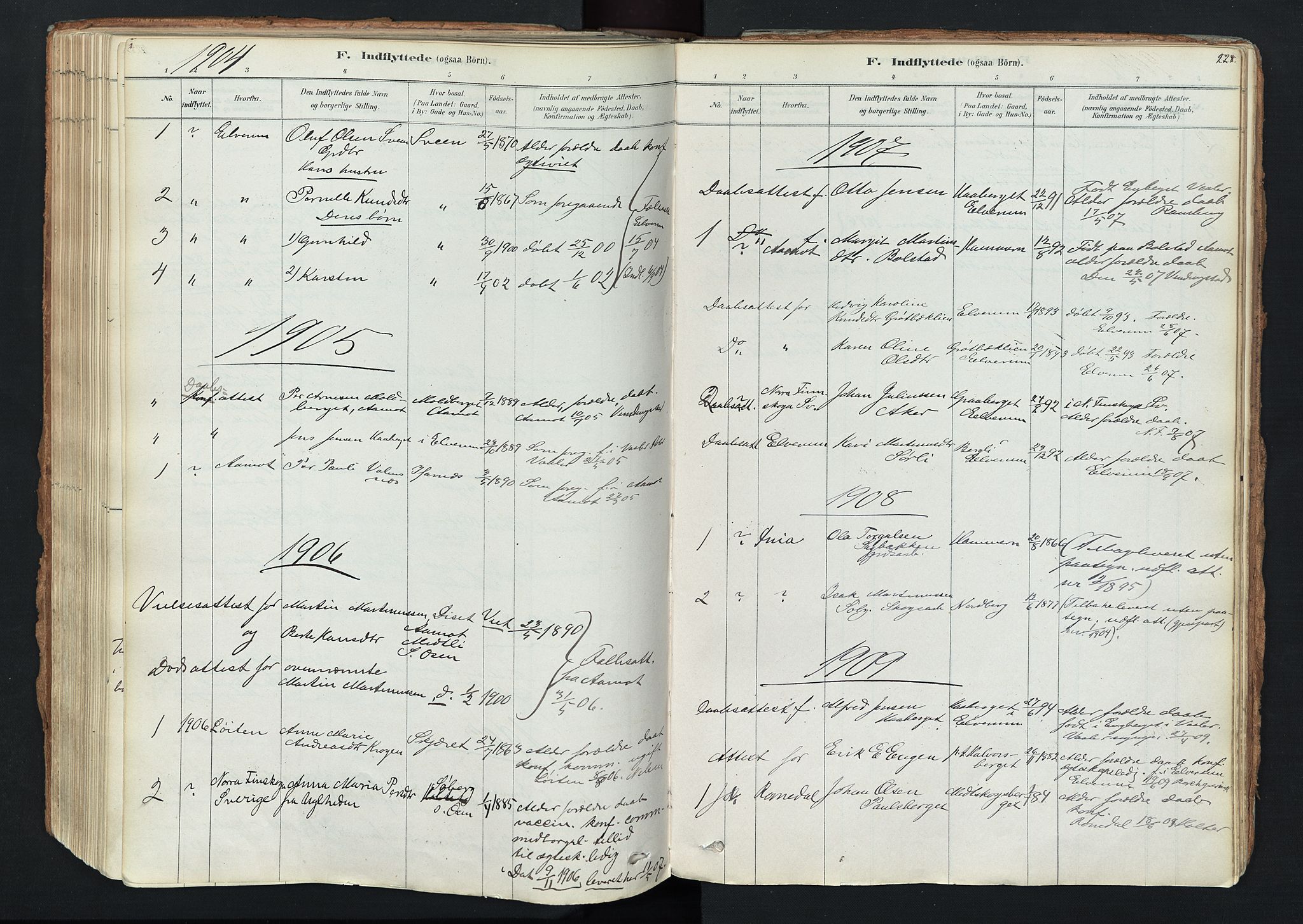 Trysil prestekontor, SAH/PREST-046/H/Ha/Haa/L0011: Parish register (official) no. 11, 1878-1912, p. 228