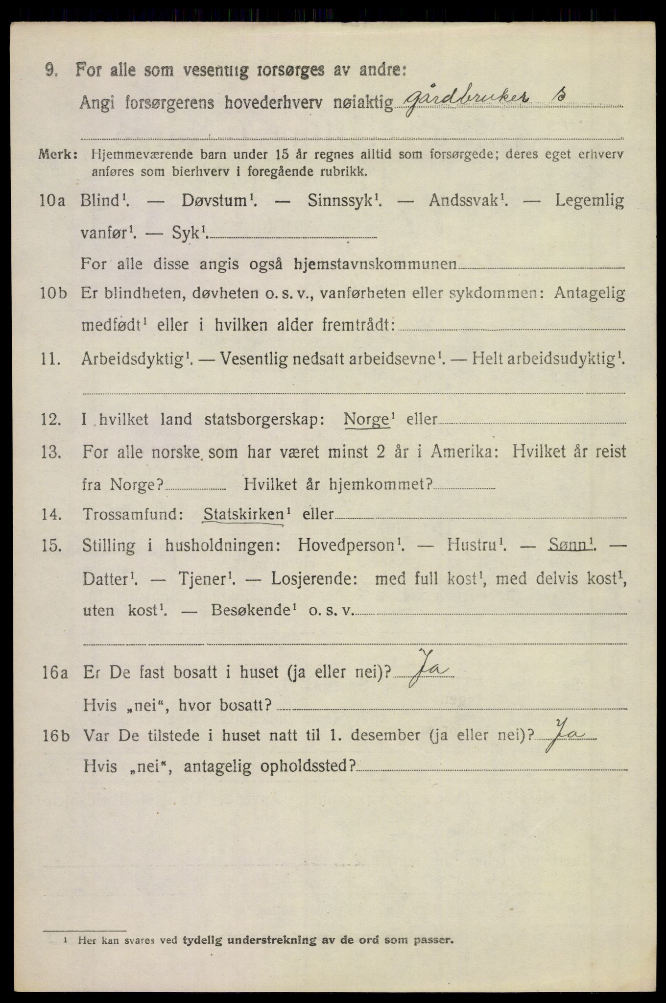 SAKO, 1920 census for Våle, 1920, p. 6333