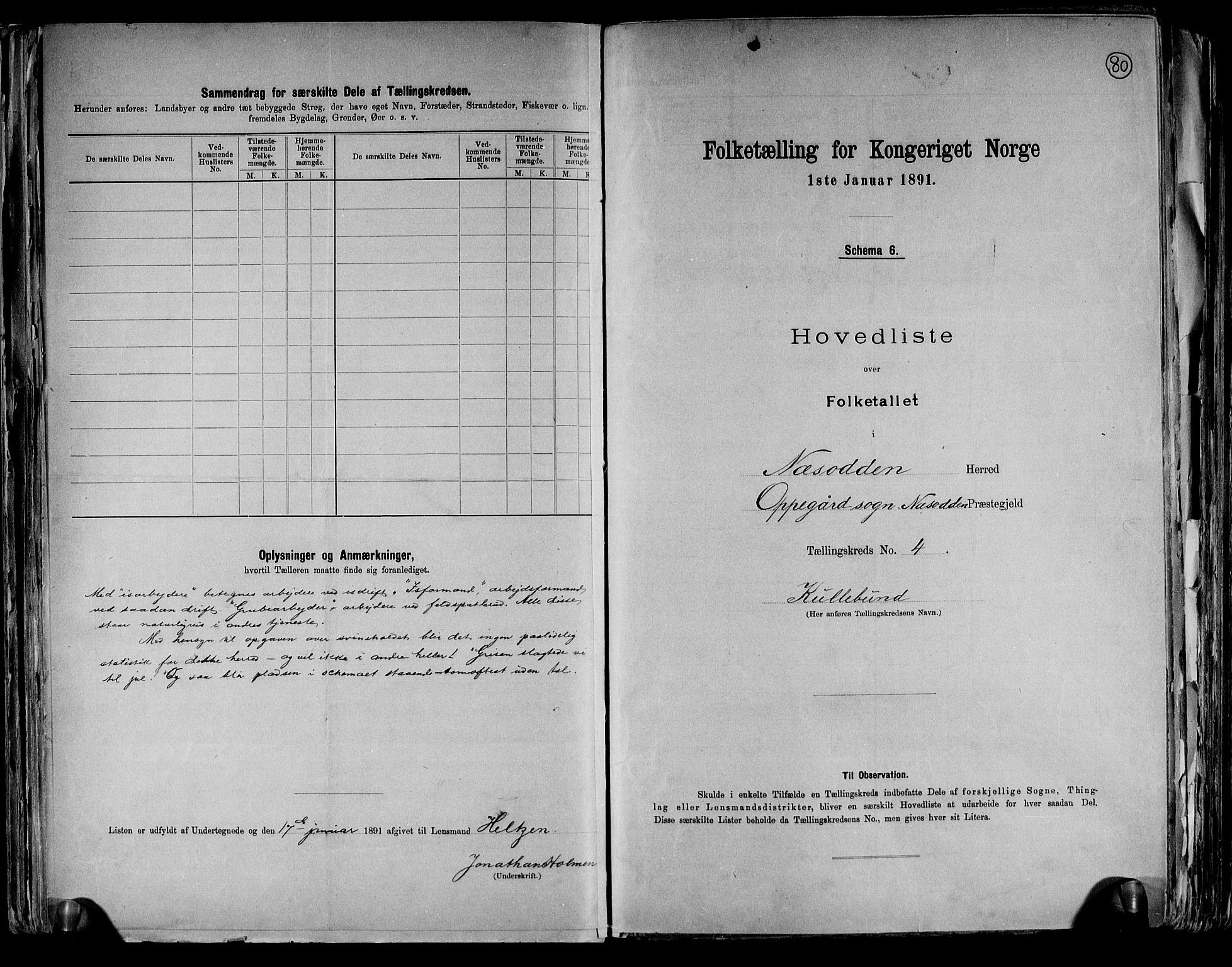 RA, 1891 census for 0216 Nesodden, 1891, p. 11