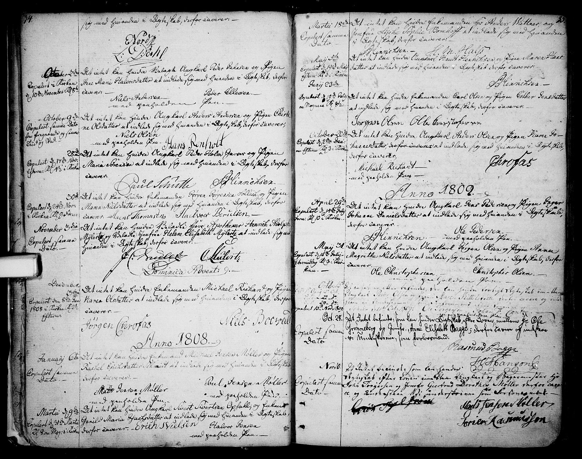 Skien kirkebøker, SAKO/A-302/F/Fa/L0004: Parish register (official) no. 4, 1792-1814, p. 34-35