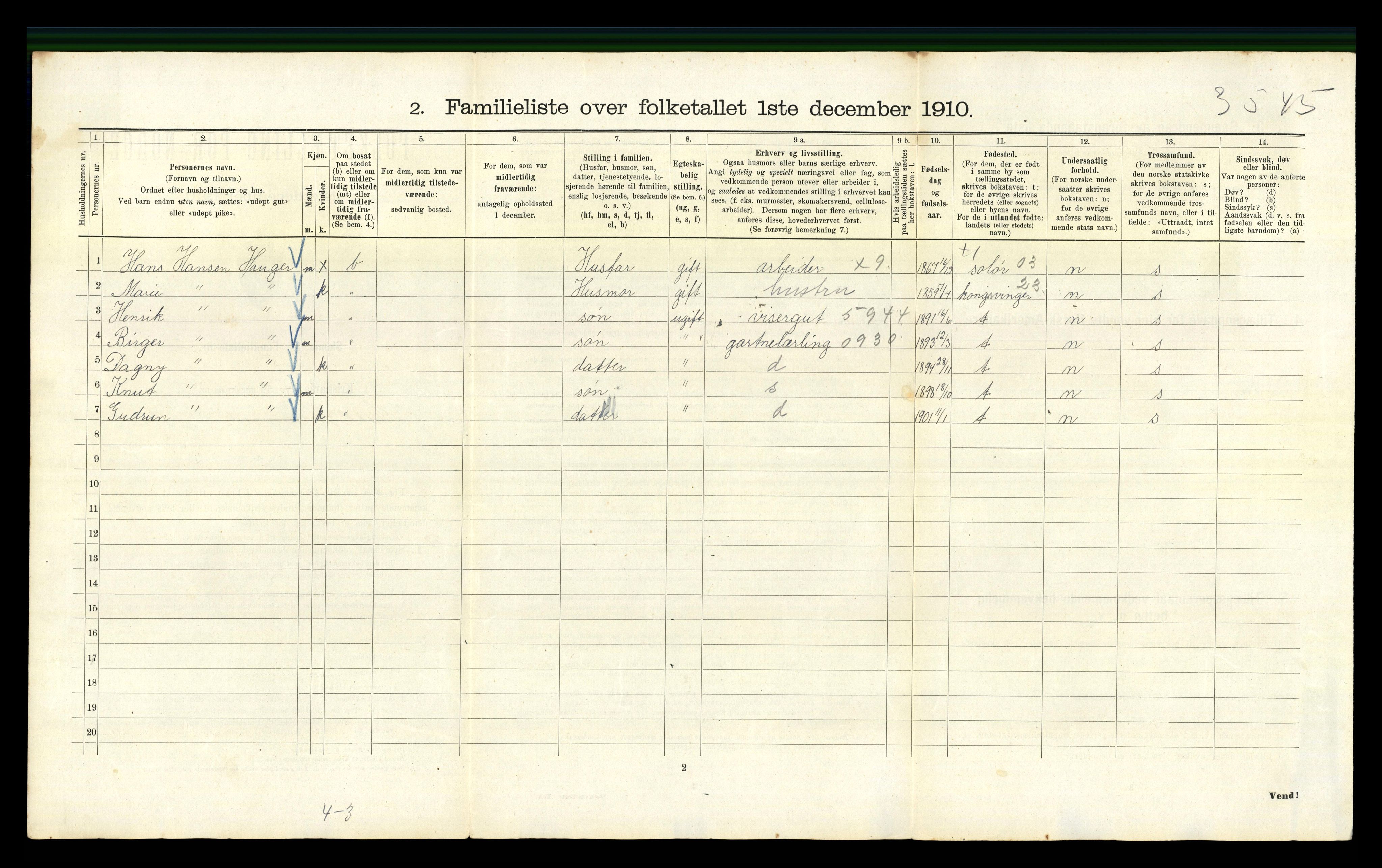 RA, 1910 census for Kristiania, 1910, p. 5608