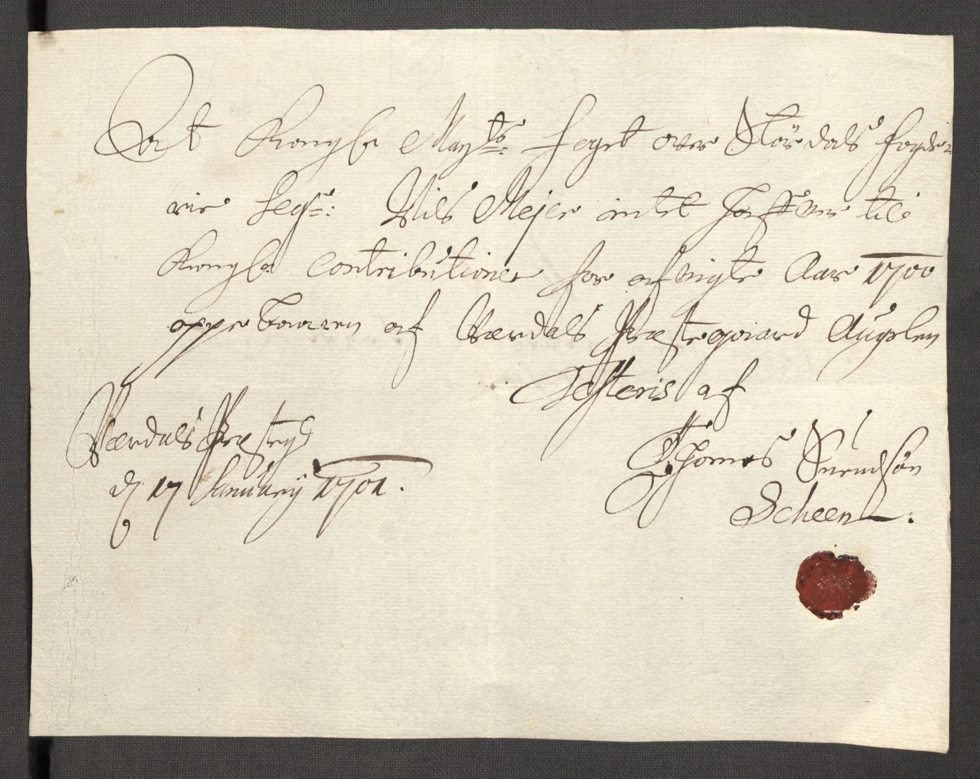 Rentekammeret inntil 1814, Reviderte regnskaper, Fogderegnskap, RA/EA-4092/R62/L4192: Fogderegnskap Stjørdal og Verdal, 1700, p. 214