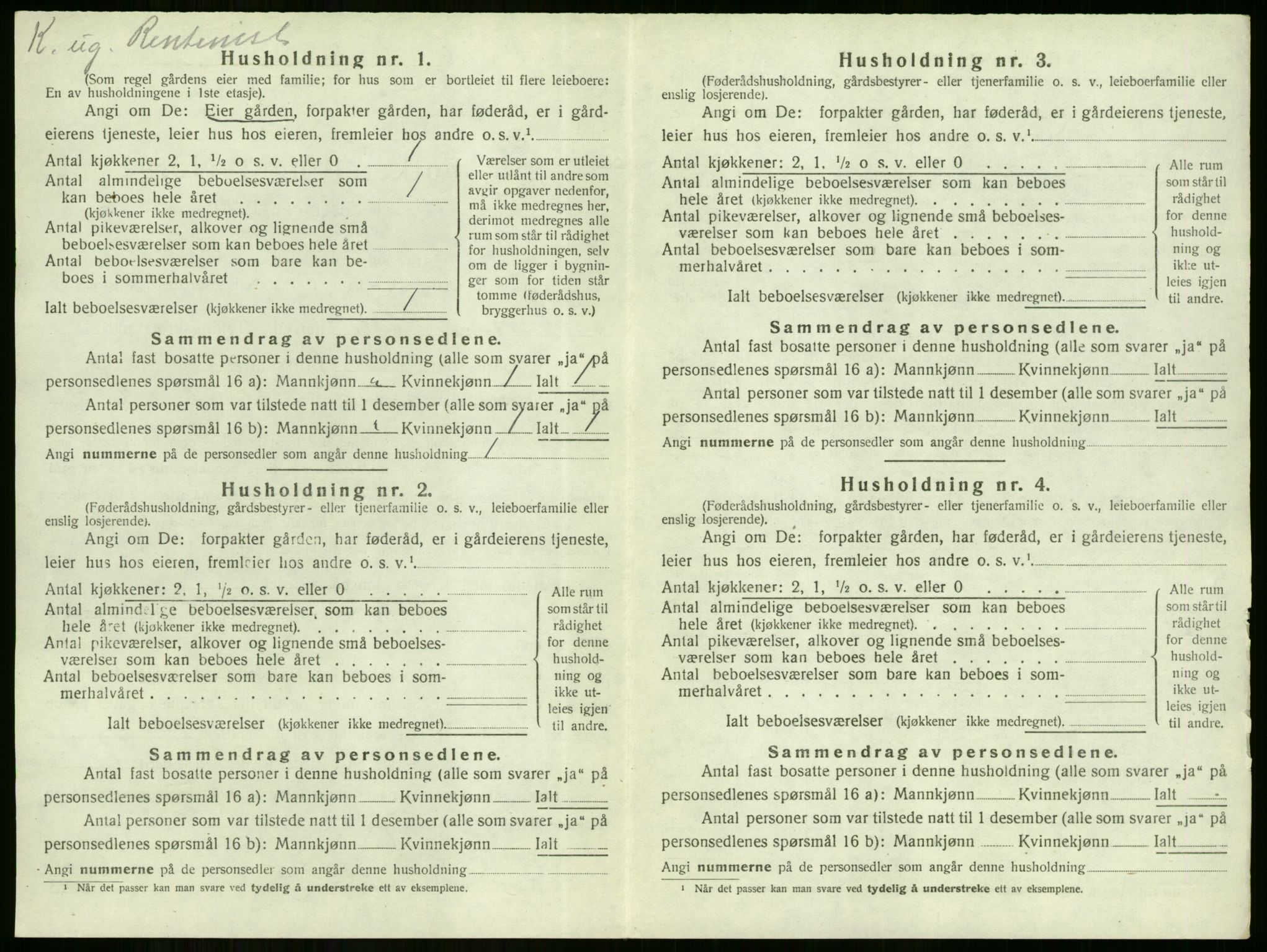 SAKO, 1920 census for Hole, 1920, p. 363