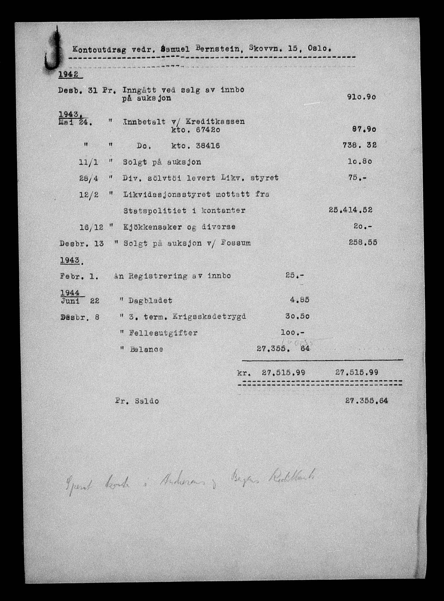 Justisdepartementet, Tilbakeføringskontoret for inndratte formuer, AV/RA-S-1564/H/Hc/Hcc/L0923: --, 1945-1947, p. 604