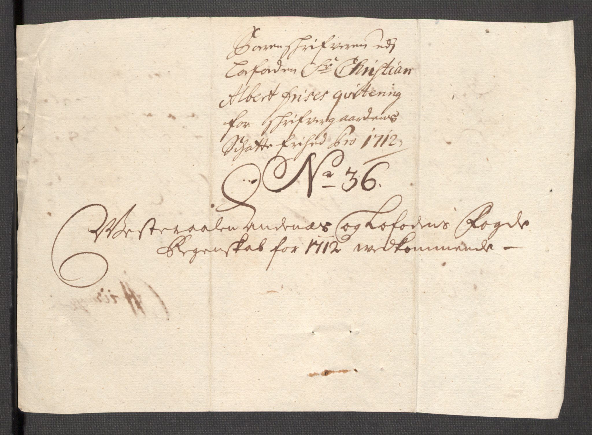 Rentekammeret inntil 1814, Reviderte regnskaper, Fogderegnskap, AV/RA-EA-4092/R67/L4679: Fogderegnskap Vesterålen, Andenes og Lofoten, 1711-1713, p. 36