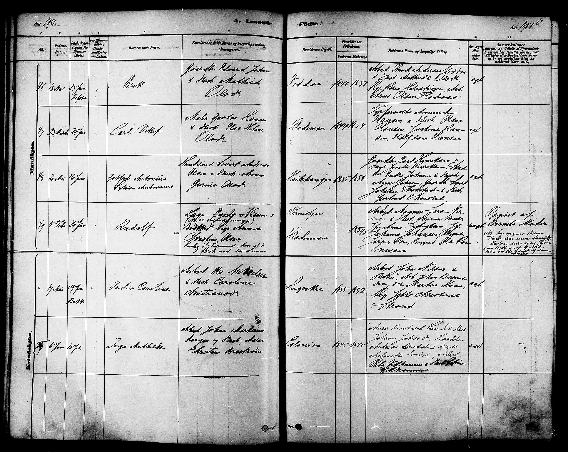 Ministerialprotokoller, klokkerbøker og fødselsregistre - Sør-Trøndelag, SAT/A-1456/606/L0294: Parish register (official) no. 606A09, 1878-1886, p. 87
