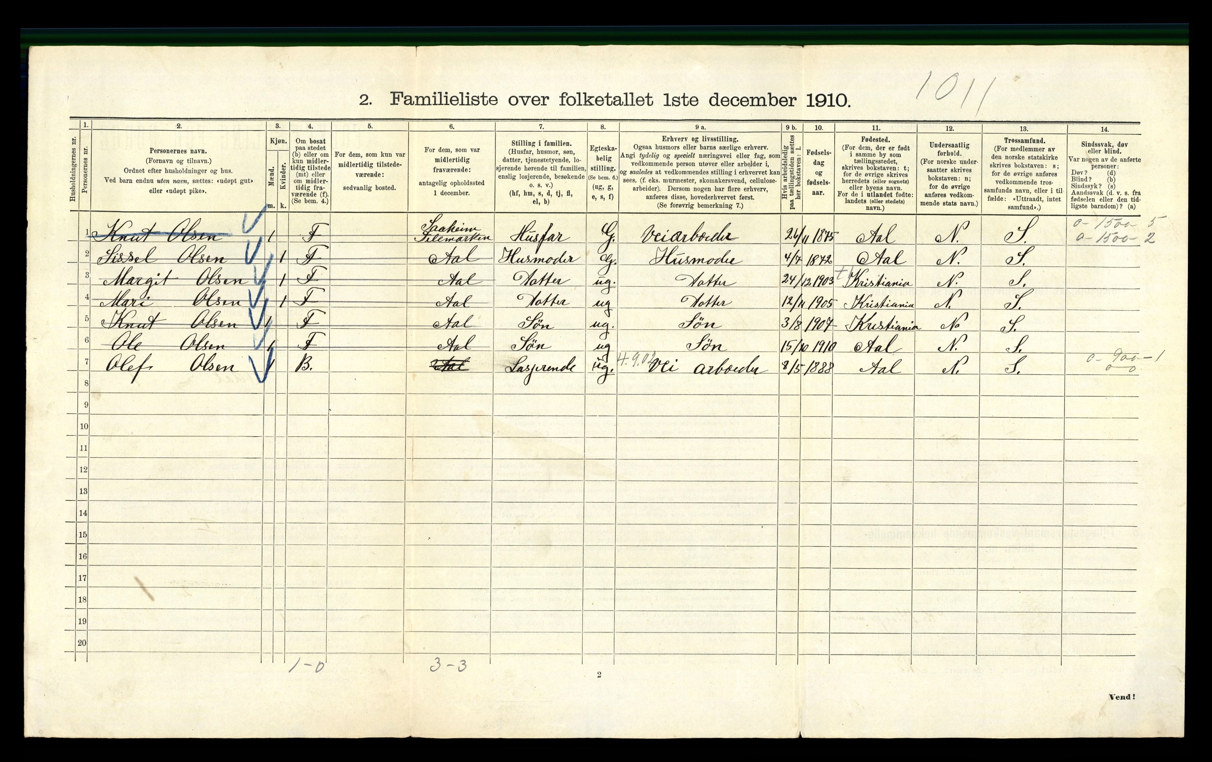 RA, 1910 census for Kristiania, 1910, p. 72684