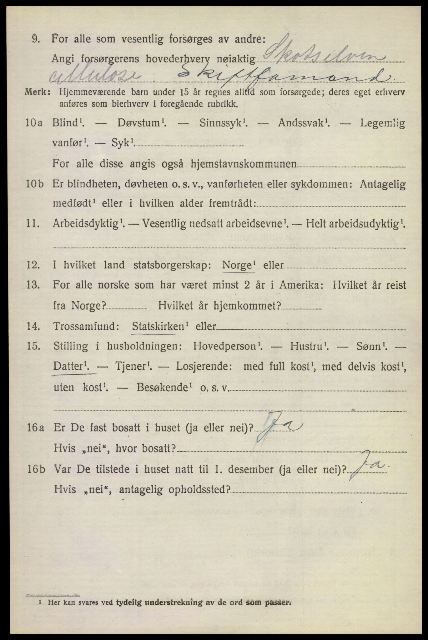 SAKO, 1920 census for Modum, 1920, p. 16208