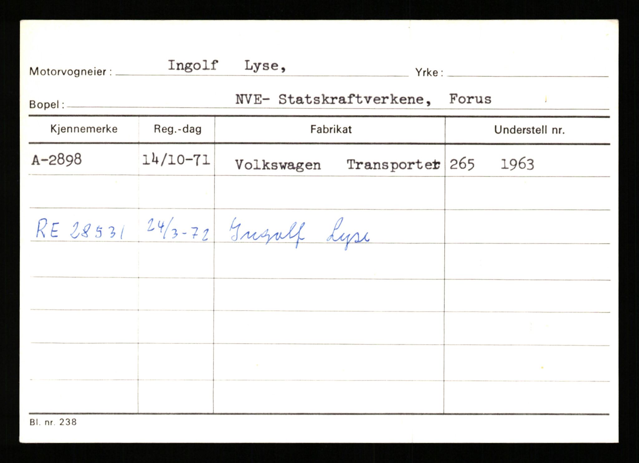 Stavanger trafikkstasjon, AV/SAST-A-101942/0/G/L0001: Registreringsnummer: 0 - 5782, 1930-1971, p. 1945