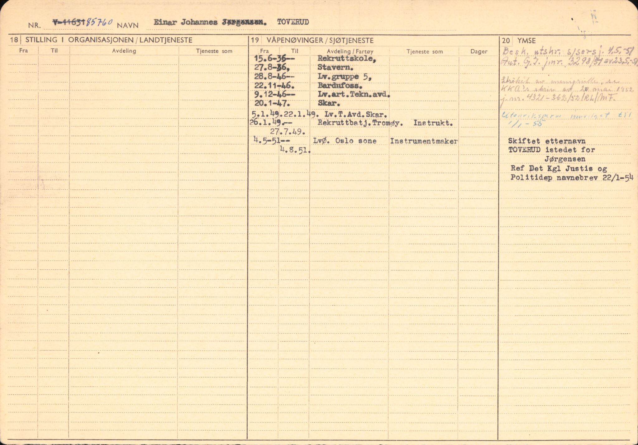 Forsvaret, Forsvarets overkommando/Luftforsvarsstaben, AV/RA-RAFA-4079/P/Pa/L0044: Personellpapirer, 1915, p. 353