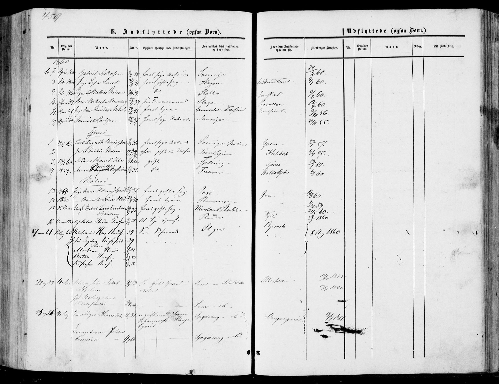 Nøtterøy kirkebøker, AV/SAKO-A-354/F/Fa/L0006: Parish register (official) no. I 6, 1852-1864, p. 459