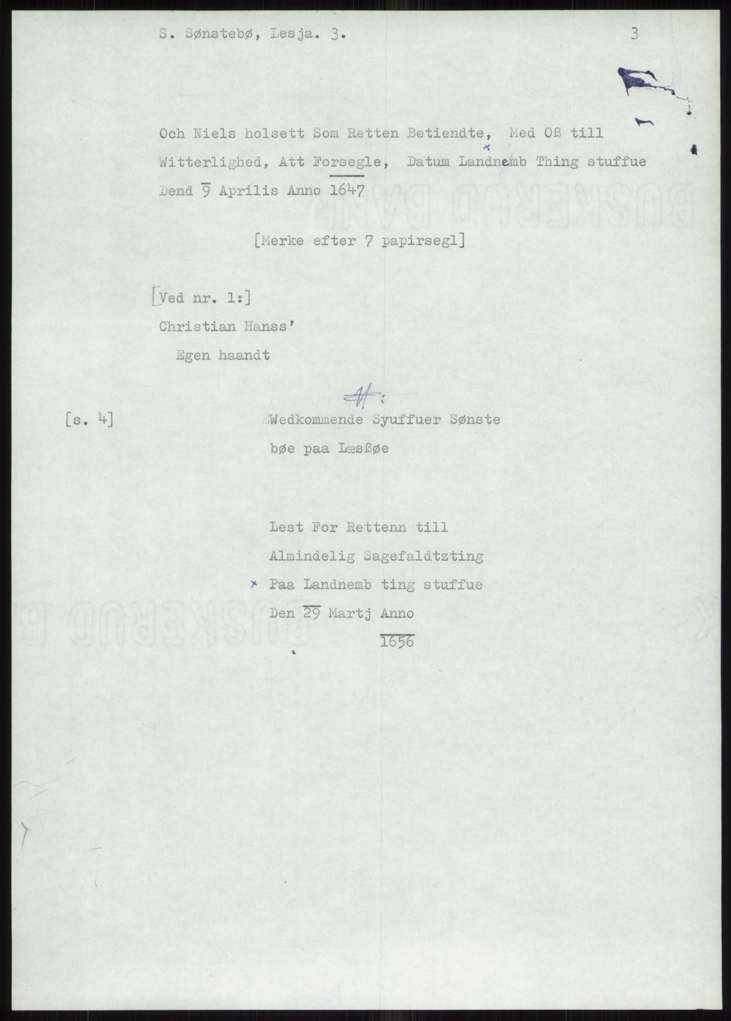 Samlinger til kildeutgivelse, Diplomavskriftsamlingen, AV/RA-EA-4053/H/Ha, p. 195