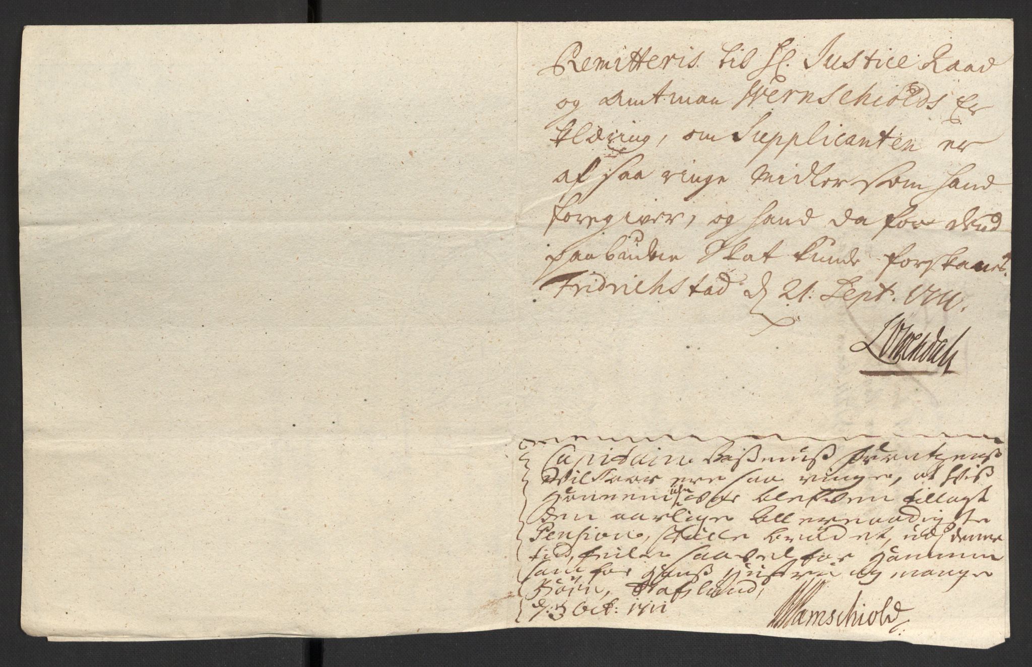 Rentekammeret inntil 1814, Reviderte regnskaper, Fogderegnskap, AV/RA-EA-4092/R01/L0020: Fogderegnskap Idd og Marker, 1711, p. 240