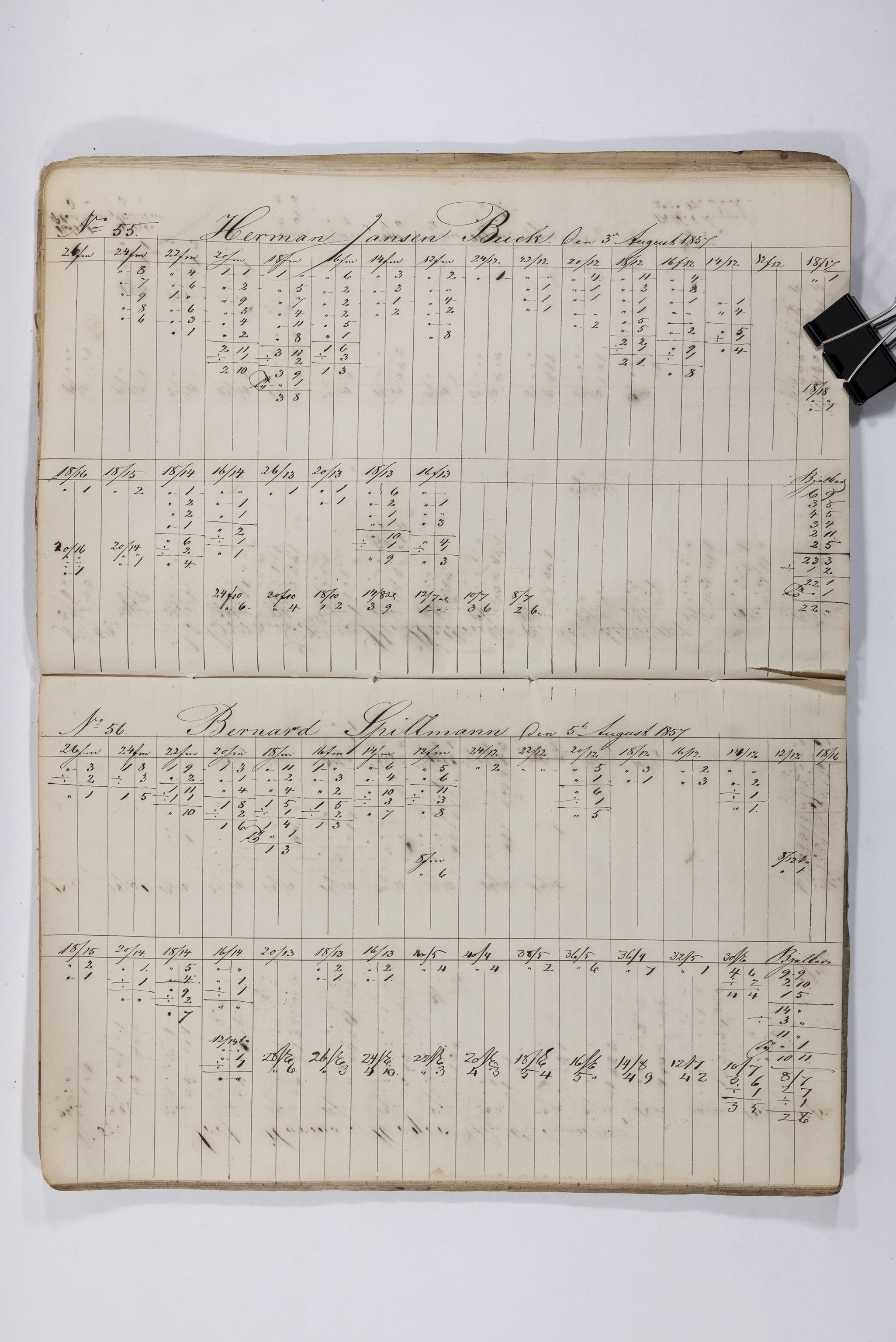 Blehr/ Kjellestad, TEMU/TGM-A-1212/E/Eb/L0008: Ladnings Liste, 1857-1859, p. 30