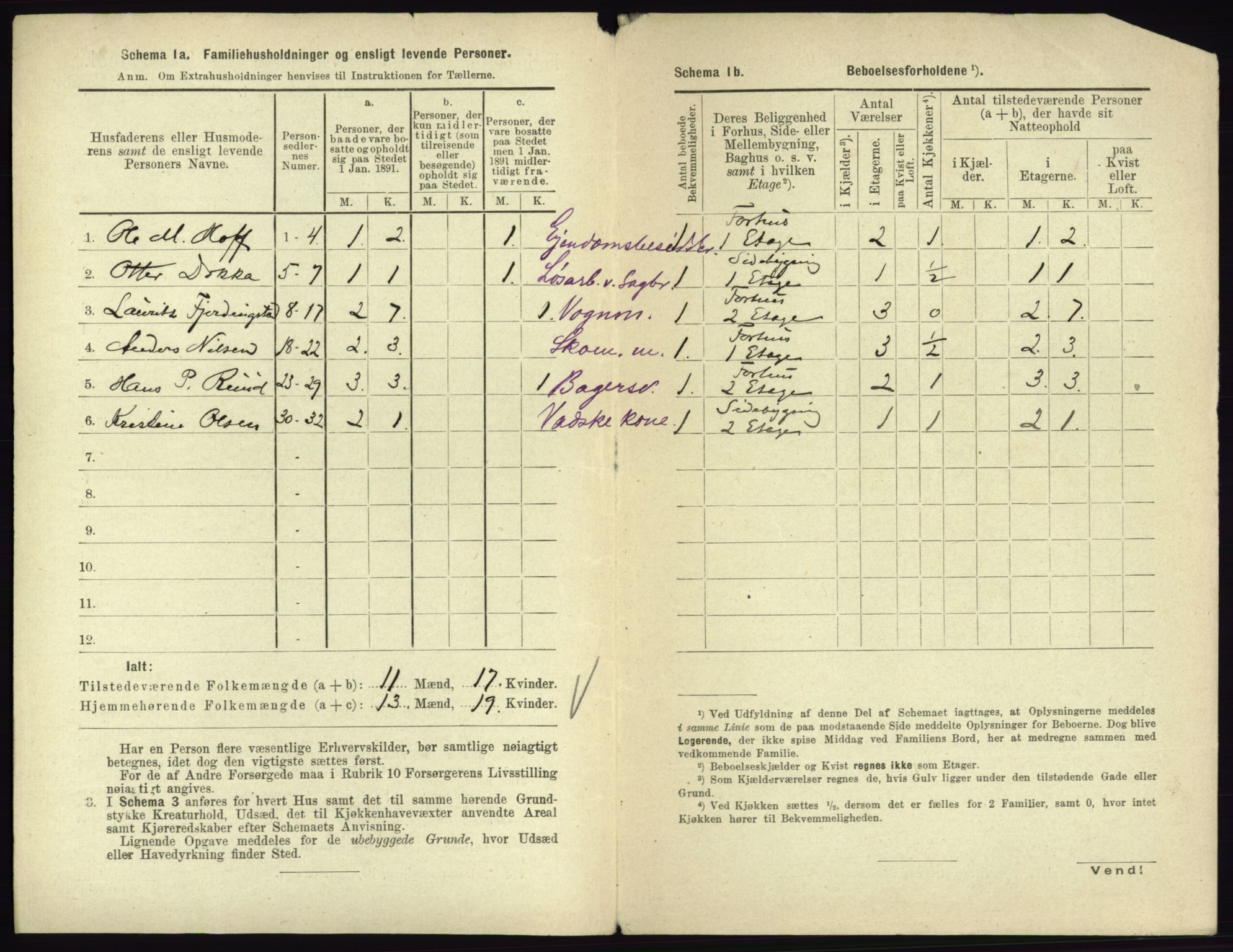 RA, 1891 census for 0604 Kongsberg, 1891, p. 758