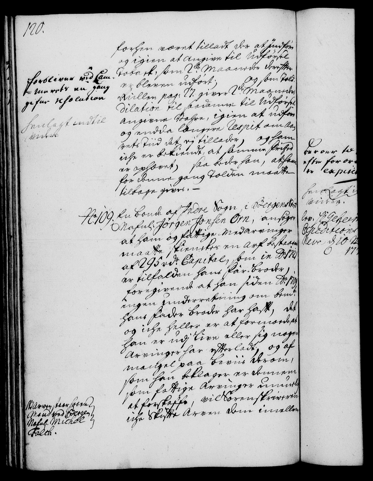 Rentekammeret, Kammerkanselliet, RA/EA-3111/G/Gh/Gha/L0016: Norsk ekstraktmemorialprotokoll (merket RK 53.61), 1734-1735, p. 120