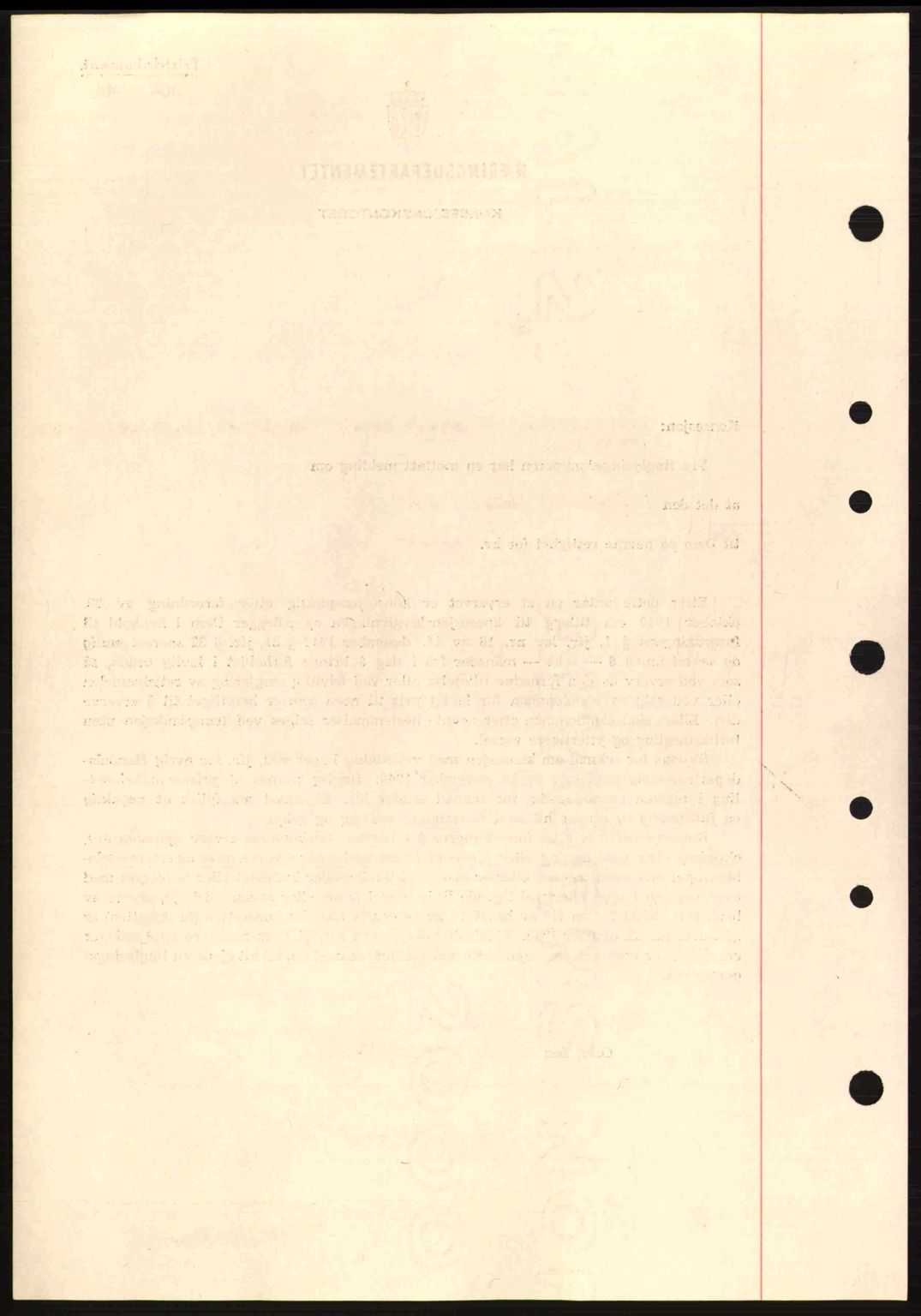 Nordre Sunnmøre sorenskriveri, AV/SAT-A-0006/1/2/2C/2Ca: Mortgage book no. B6-14 a, 1942-1945, Diary no: : 364/1944