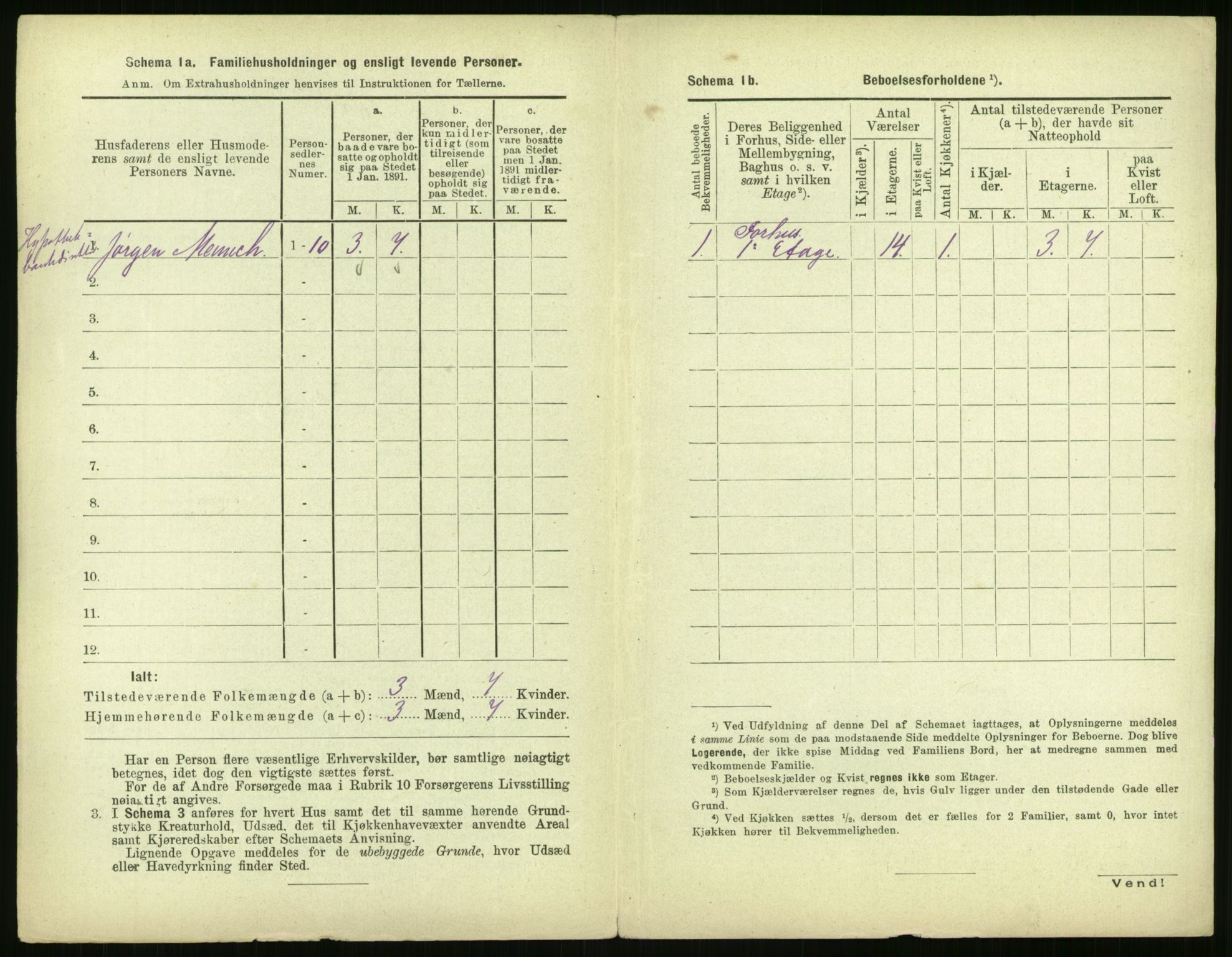 RA, 1891 census for 0301 Kristiania, 1891, p. 159695