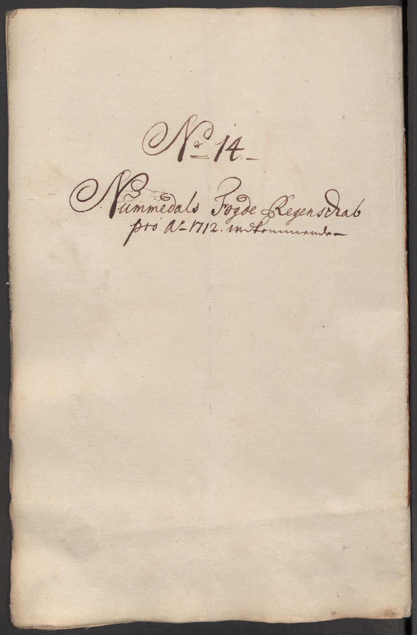 Rentekammeret inntil 1814, Reviderte regnskaper, Fogderegnskap, AV/RA-EA-4092/R64/L4433: Fogderegnskap Namdal, 1712, p. 155