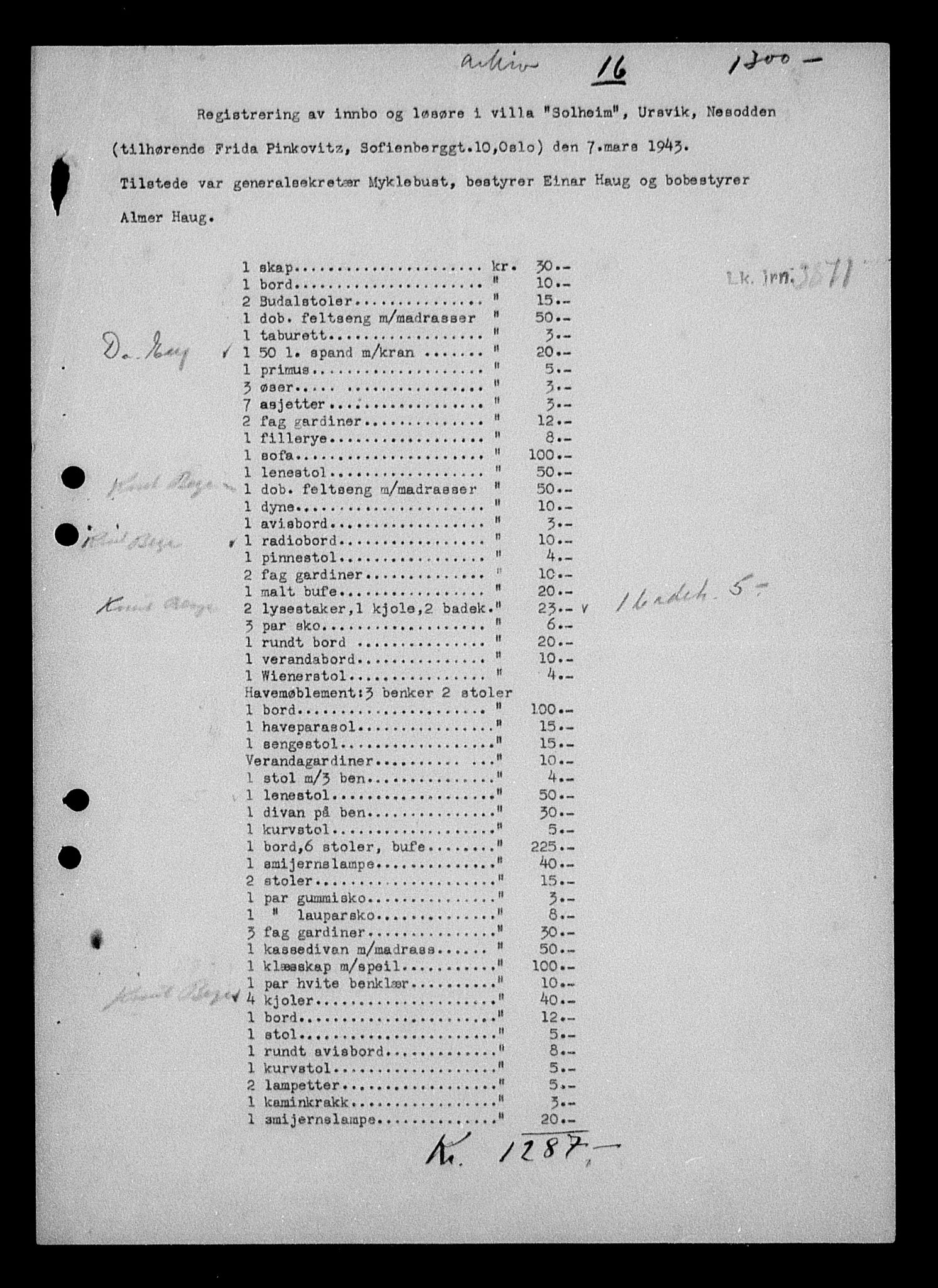 Justisdepartementet, Tilbakeføringskontoret for inndratte formuer, AV/RA-S-1564/H/Hc/Hcc/L0969: --, 1945-1947, p. 239