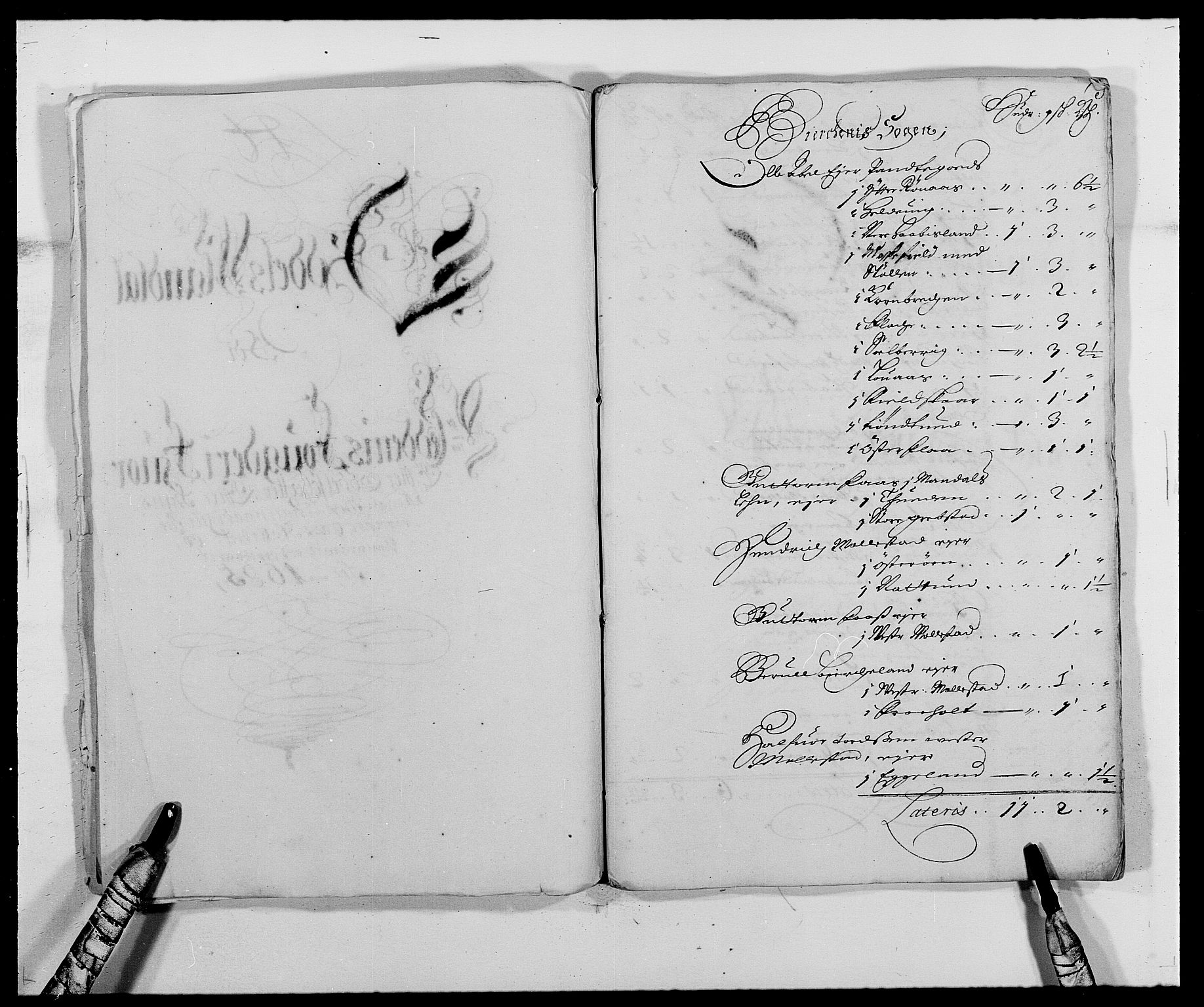 Rentekammeret inntil 1814, Reviderte regnskaper, Fogderegnskap, RA/EA-4092/R39/L2308: Fogderegnskap Nedenes, 1684-1689, p. 242