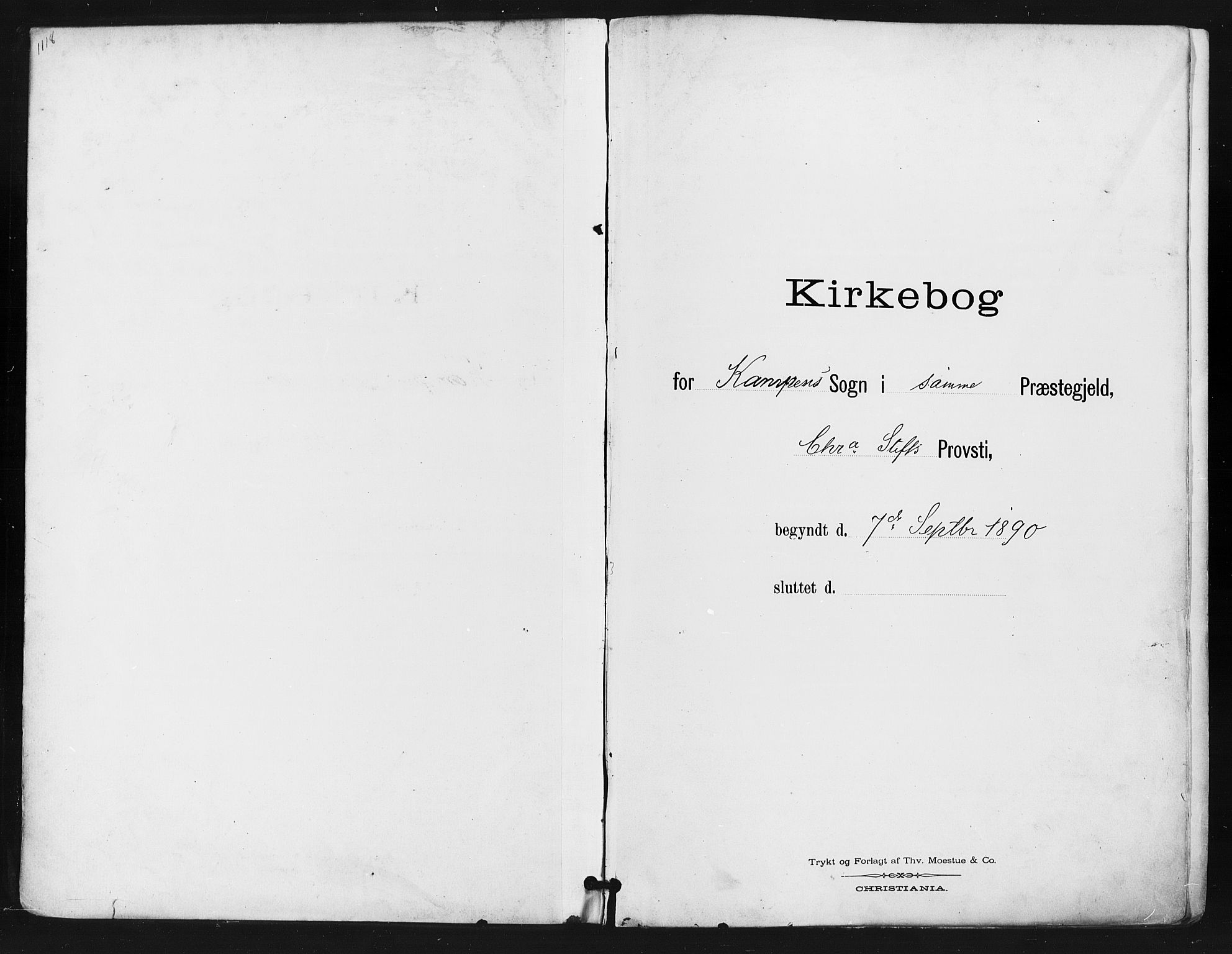 Kampen prestekontor Kirkebøker, SAO/A-10853/F/Fa/L0005: Parish register (official) no. I 5, 1890-1902