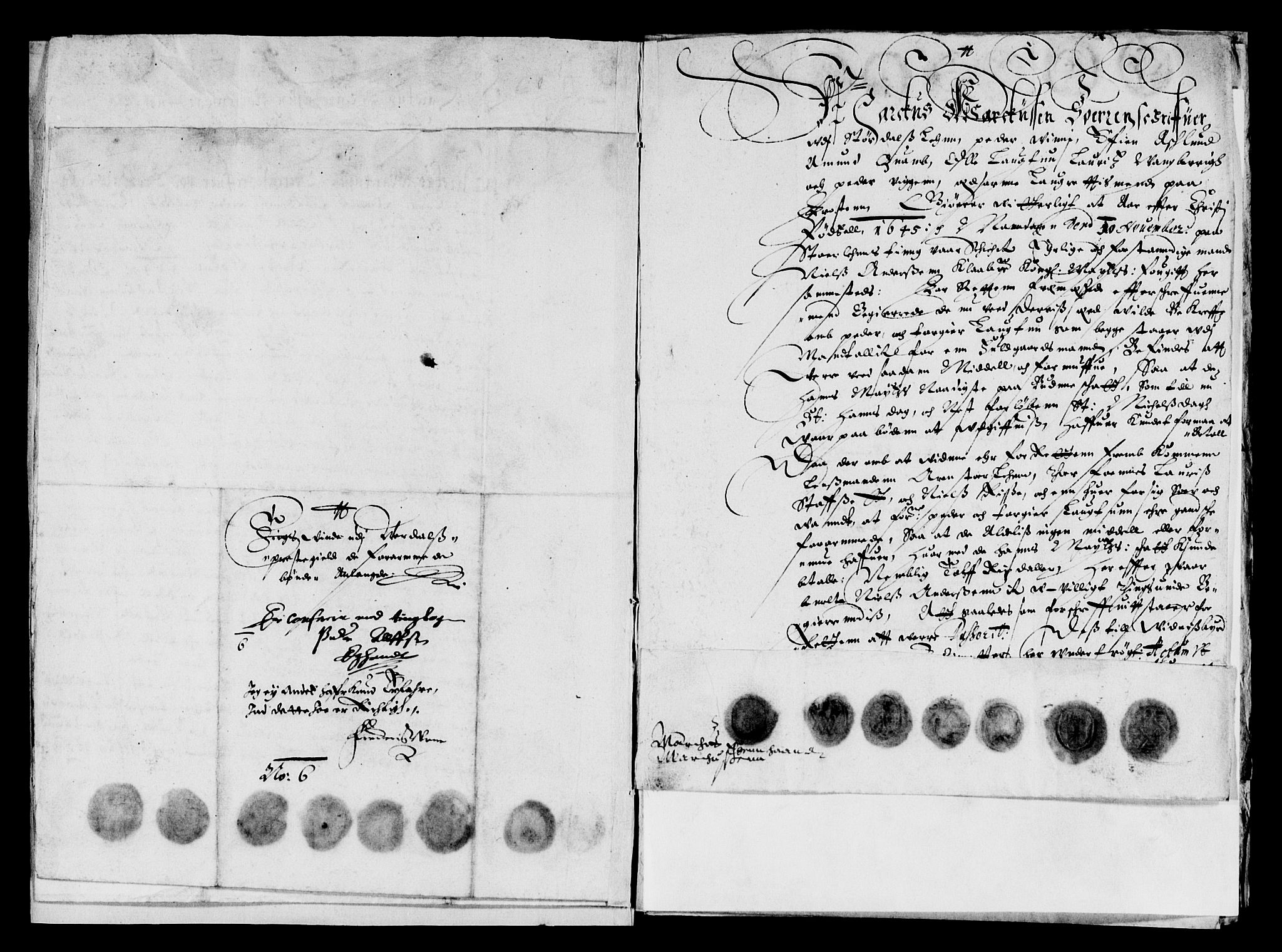 Rentekammeret inntil 1814, Reviderte regnskaper, Lensregnskaper, AV/RA-EA-5023/R/Rb/Rbw/L0084: Trondheim len, 1645