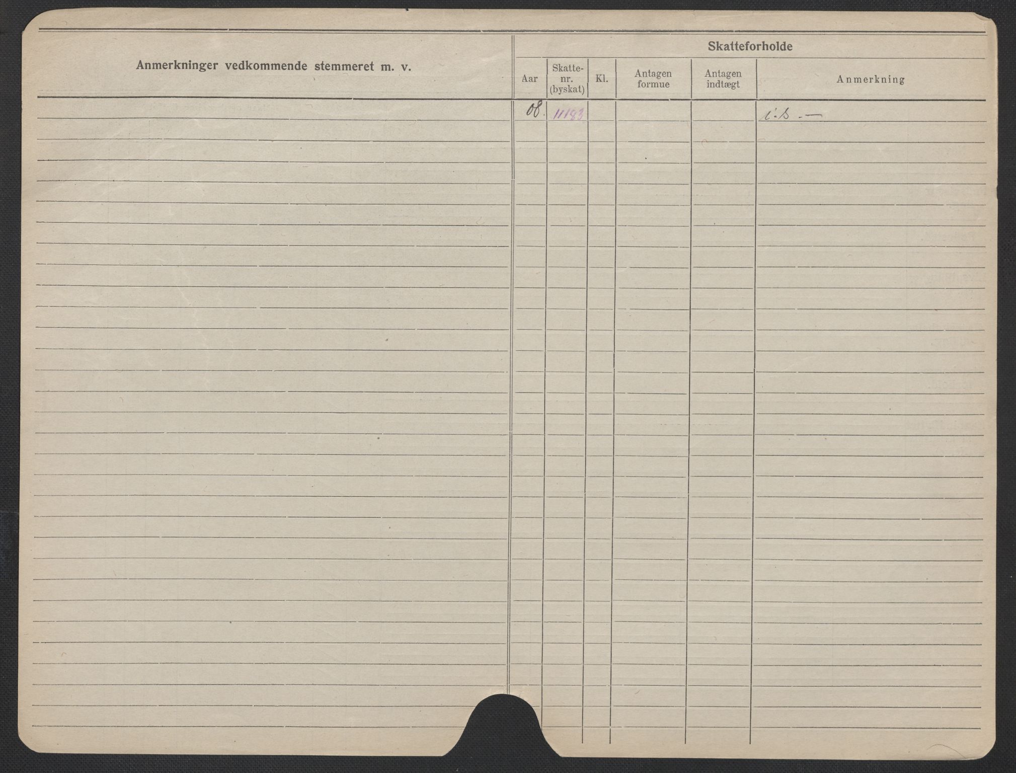 Oslo folkeregister, Registerkort, AV/SAO-A-11715/F/Fa/Fac/L0019: Kvinner, 1906-1914, p. 242b