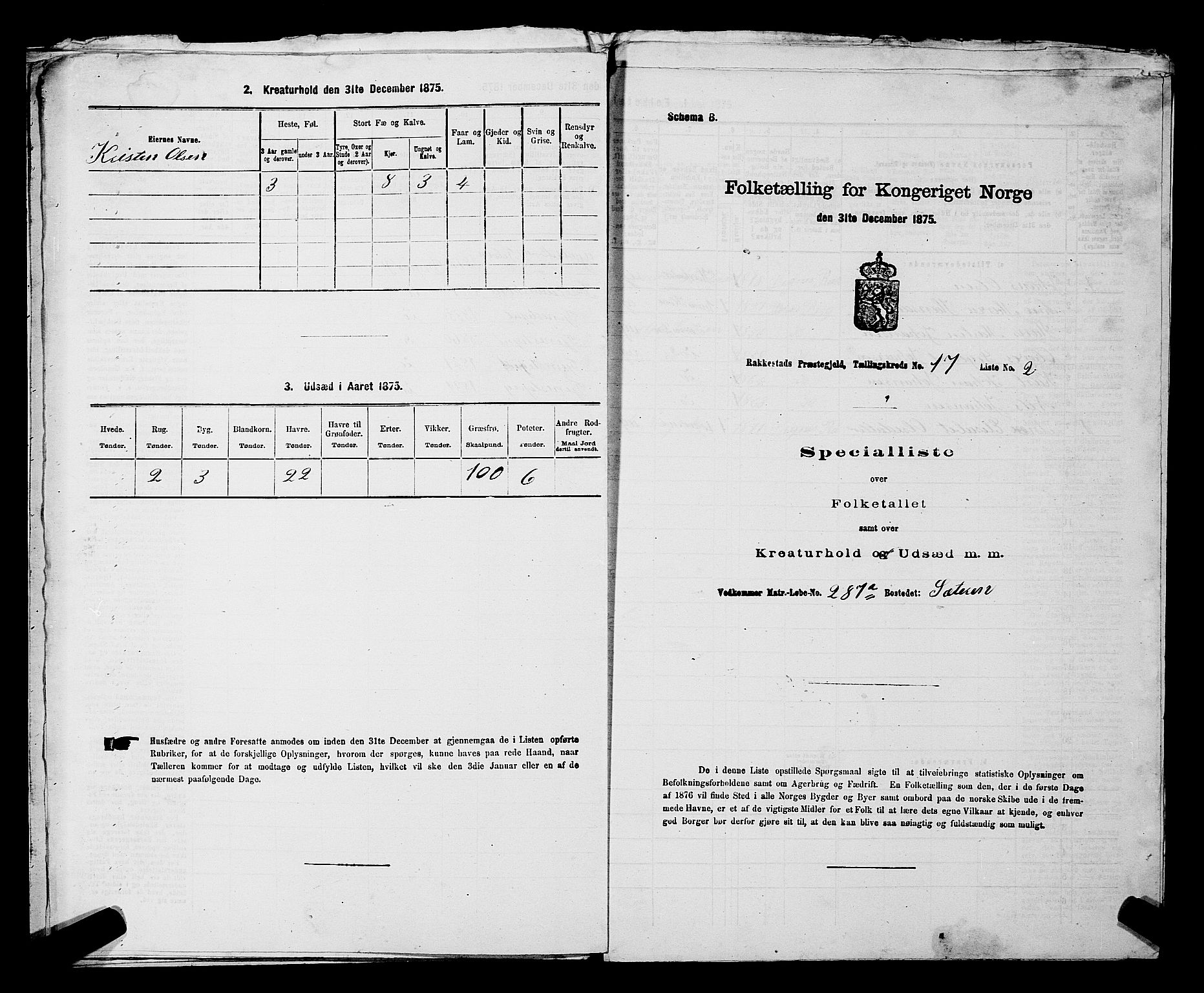 RA, 1875 census for 0128P Rakkestad, 1875, p. 1856