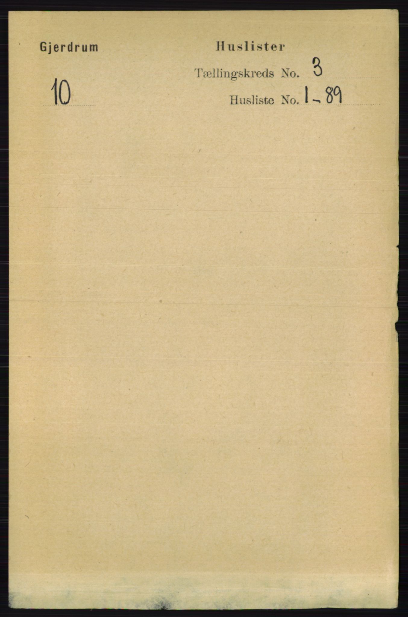 RA, 1891 census for 0234 Gjerdrum, 1891, p. 1159