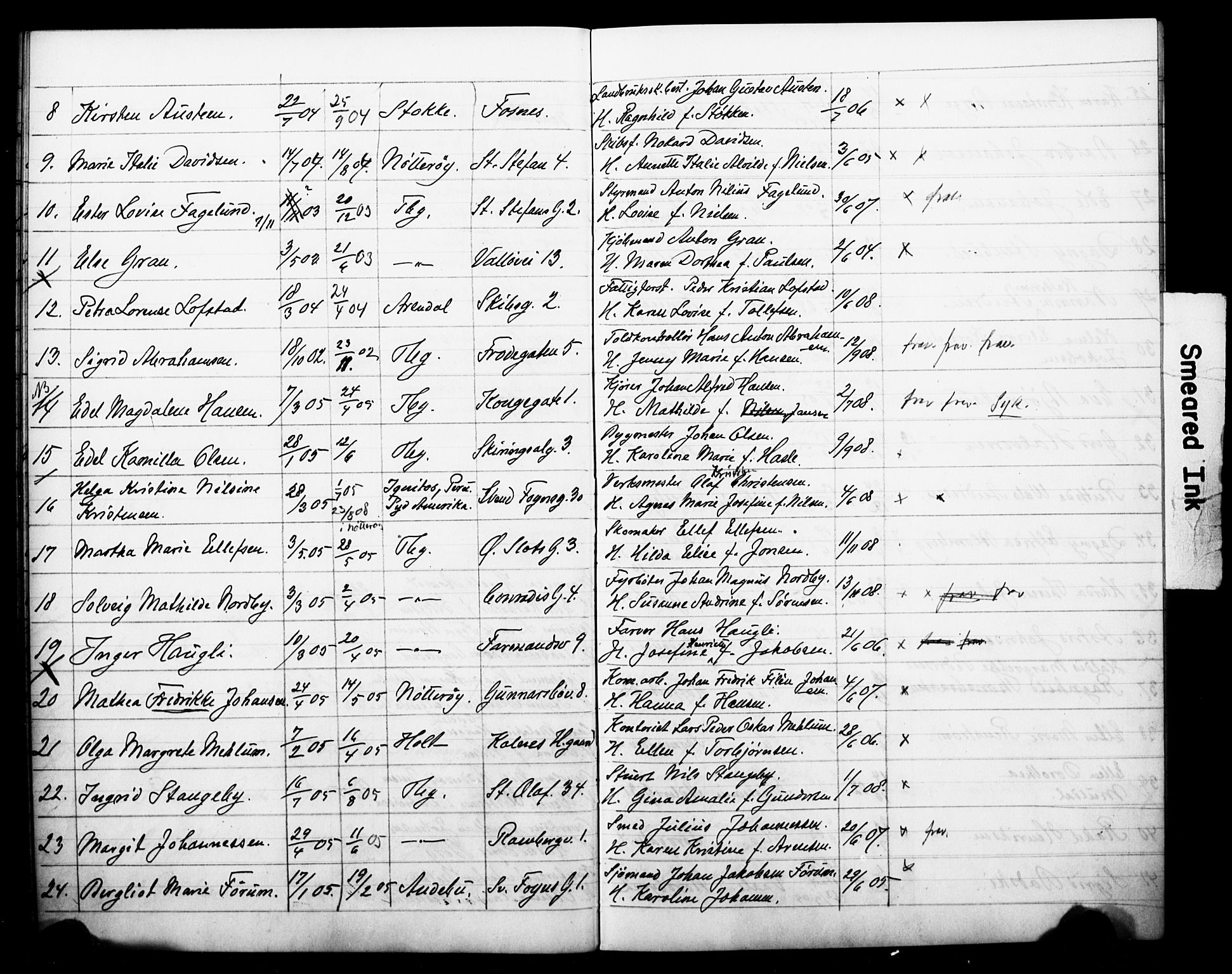 Tønsberg kirkebøker, AV/SAKO-A-330/F/Fa/L0015: Parish register (official) no. I 15, 1916-1922