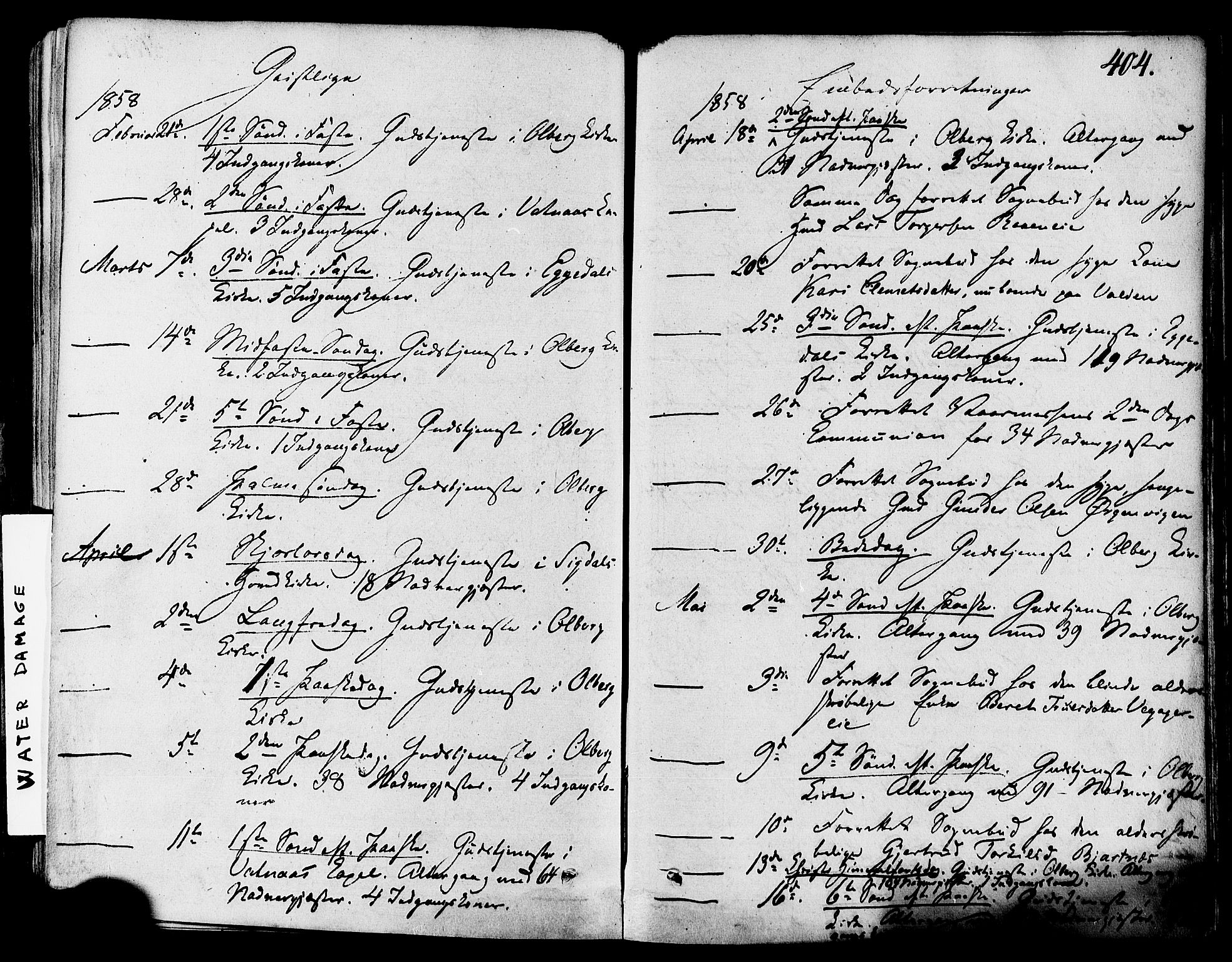 Krødsherad kirkebøker, AV/SAKO-A-19/F/Fa/L0003: Parish register (official) no. 3, 1851-1872, p. 404