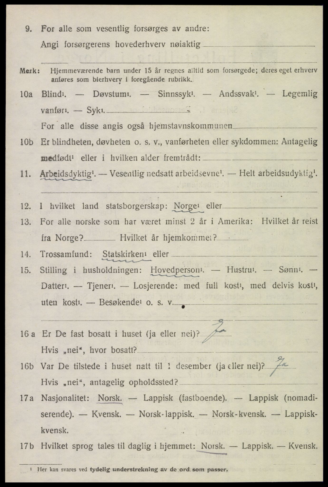 SAT, 1920 census for Inderøy, 1920, p. 2128