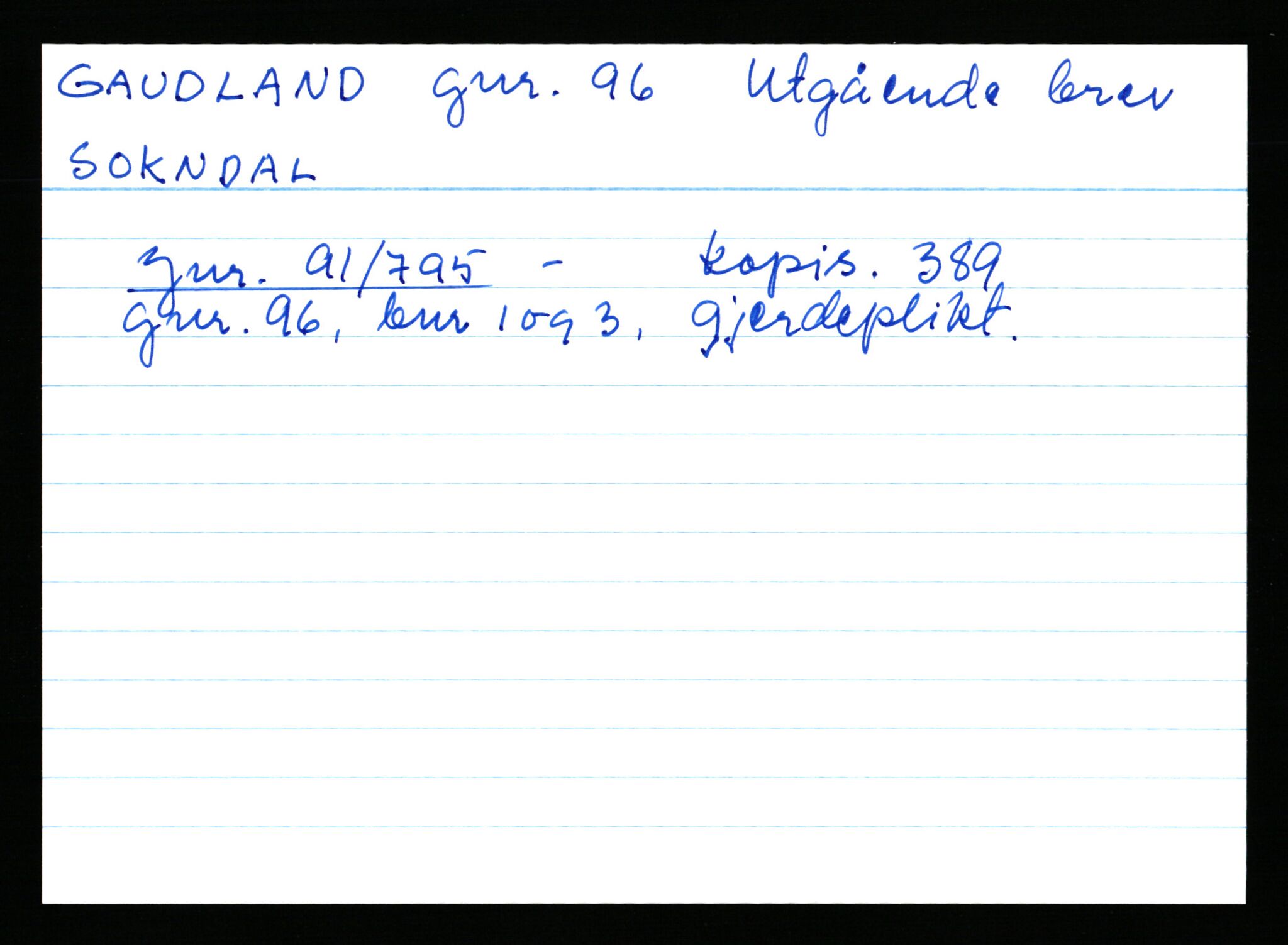 Statsarkivet i Stavanger, AV/SAST-A-101971/03/Y/Yk/L0012: Registerkort sortert etter gårdsnavn: Førlandsheien - Gjerde, 1750-1930, p. 195