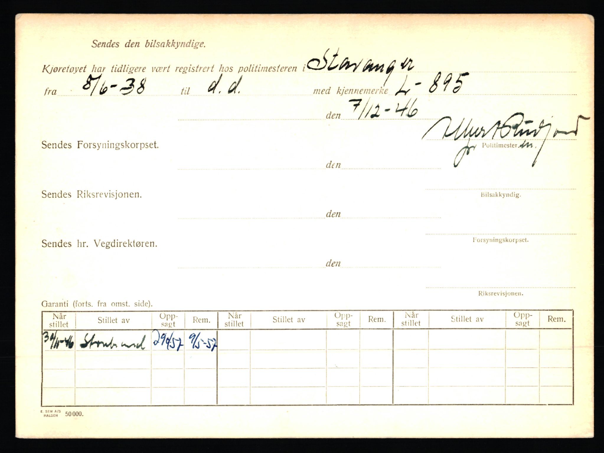 Stavanger trafikkstasjon, AV/SAST-A-101942/0/F/L0002: L-350 - L-699, 1930-1971, p. 588