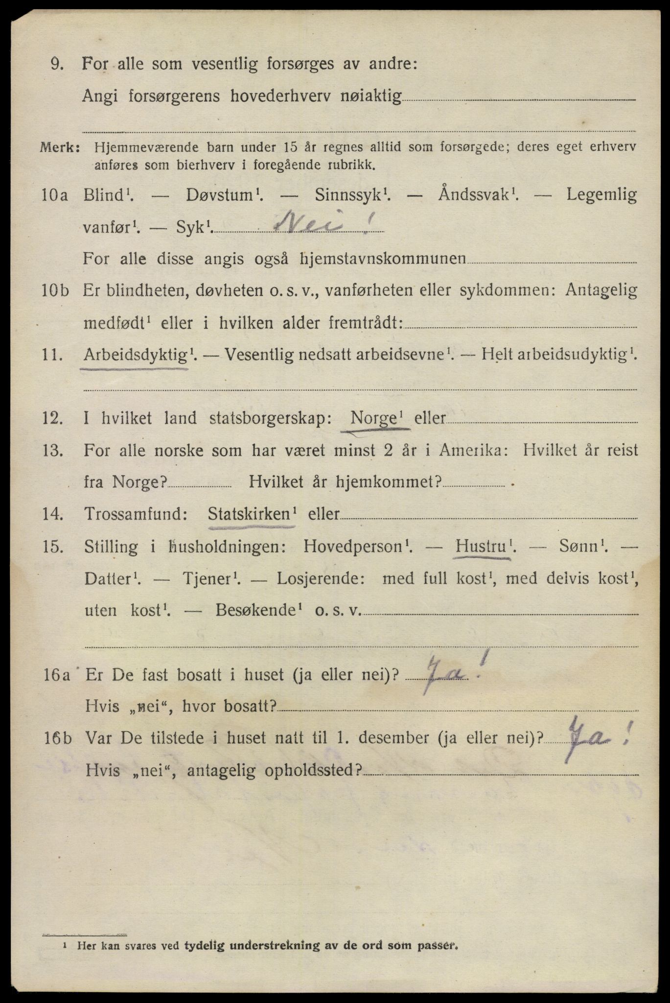 SAO, 1920 census for Bærum, 1920, p. 5095
