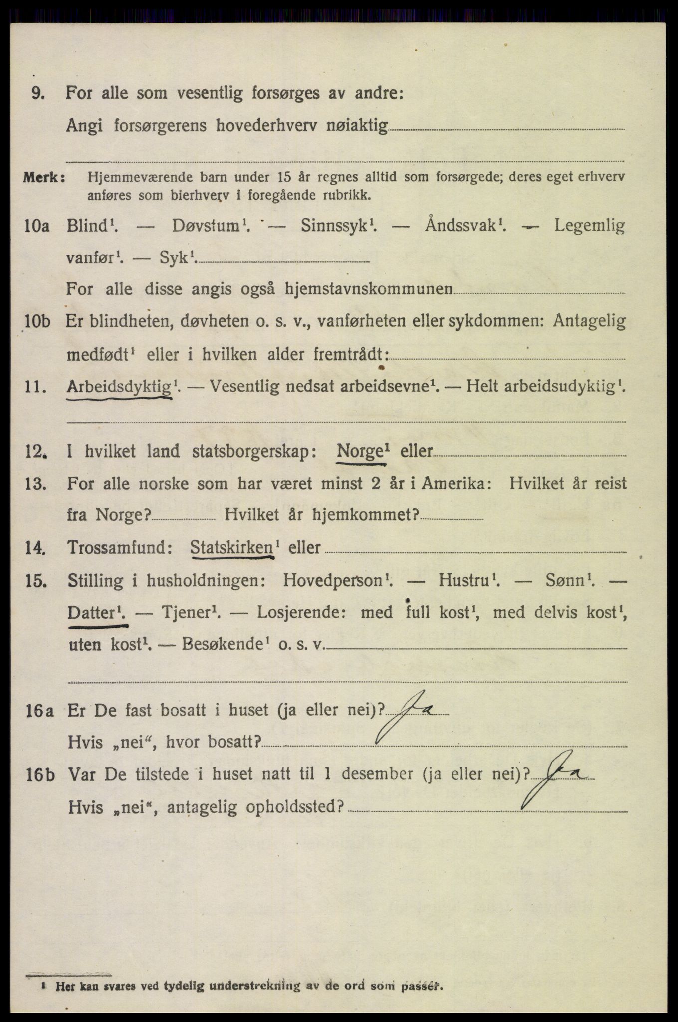 SAH, 1920 census for Vardal, 1920, p. 13792