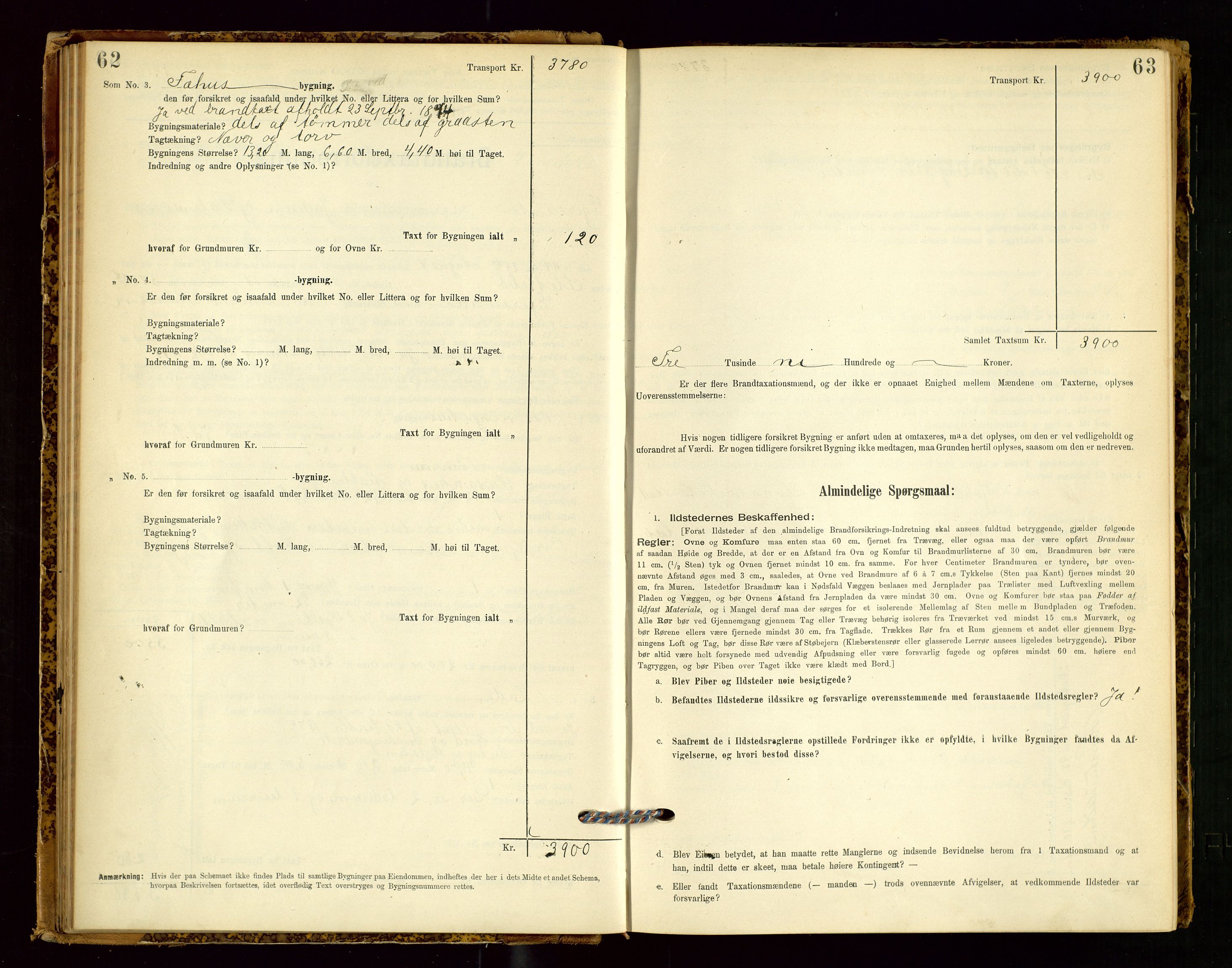 Eigersund lensmannskontor, AV/SAST-A-100171/Gob/L0001: Skjemaprotokoll, 1894-1909, p. 62-63