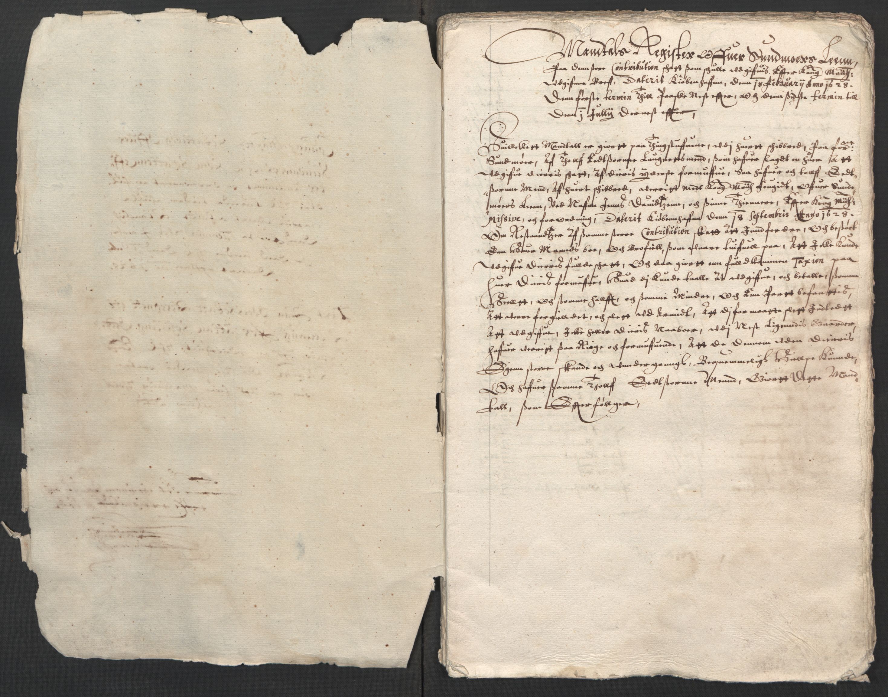 Rentekammeret inntil 1814, Reviderte regnskaper, Lensregnskaper, AV/RA-EA-5023/R/Rb/Rbt/L0048: Bergenhus len, 1628-1629