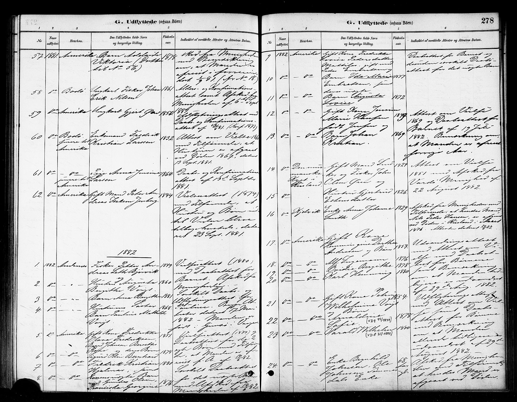 Vardø sokneprestkontor, SATØ/S-1332/H/Ha/L0006kirke: Parish register (official) no. 6, 1879-1886, p. 278