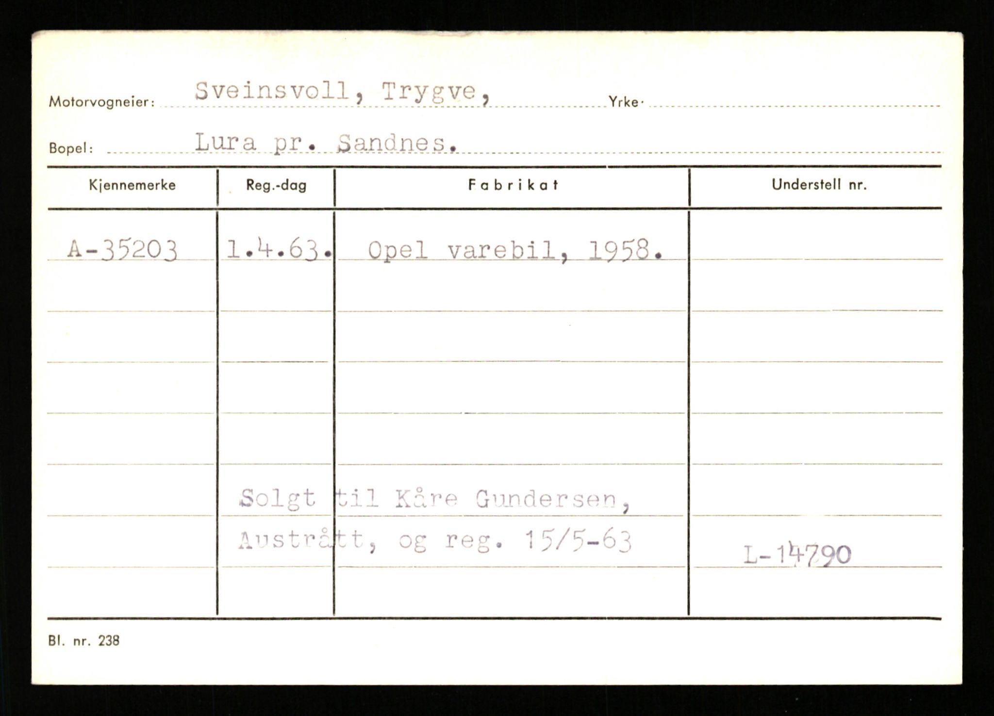 Stavanger trafikkstasjon, SAST/A-101942/0/G/L0006: Registreringsnummer: 34250 - 49007, 1930-1971, p. 301