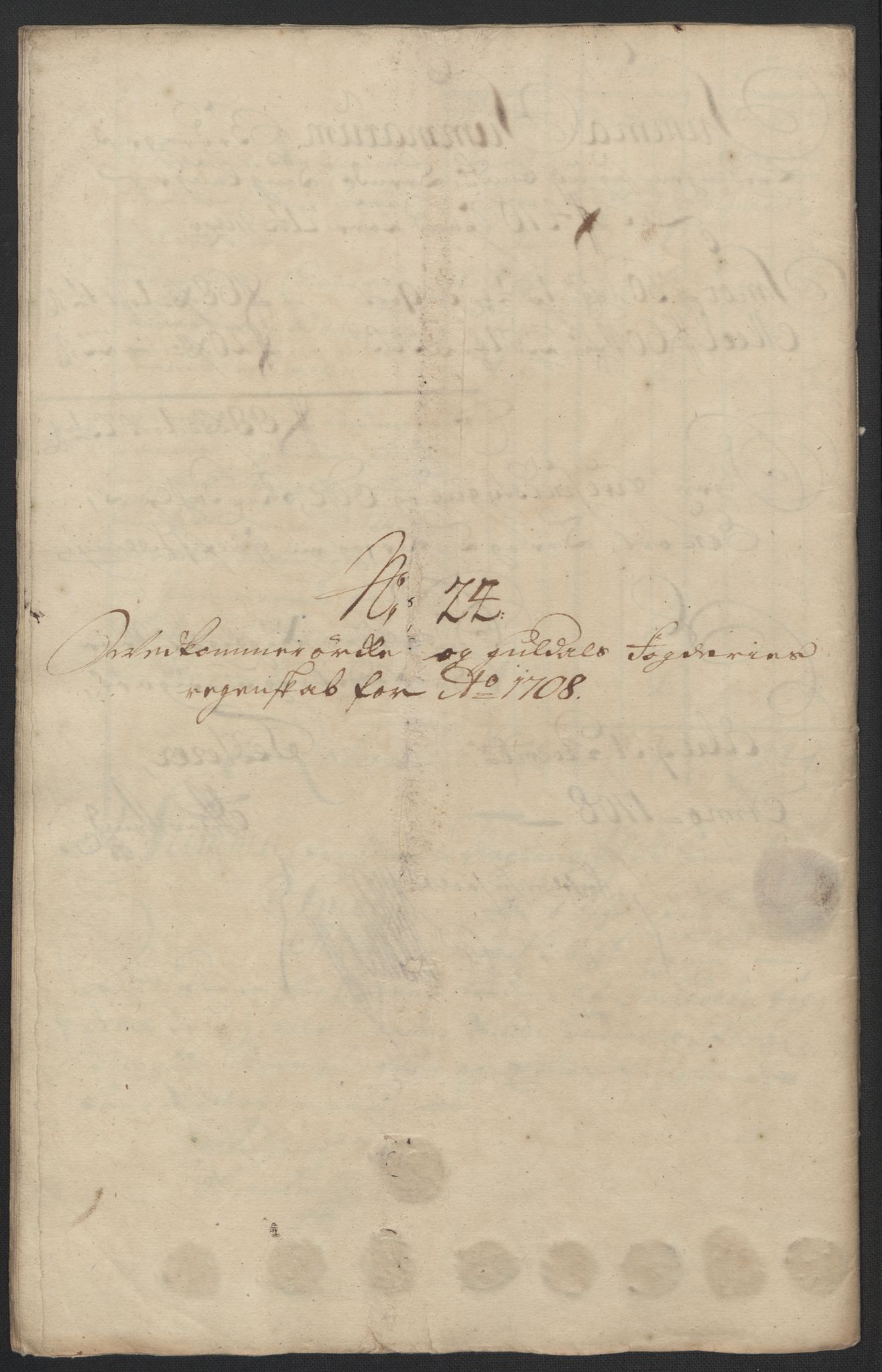 Rentekammeret inntil 1814, Reviderte regnskaper, Fogderegnskap, RA/EA-4092/R60/L3958: Fogderegnskap Orkdal og Gauldal, 1708, p. 327