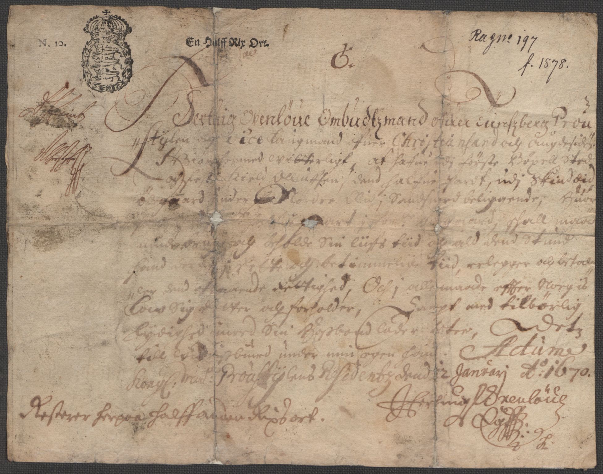 Riksarkivets diplomsamling, AV/RA-EA-5965/F15/L0020: Prestearkiv - Buskerud, 1584-1727, p. 86