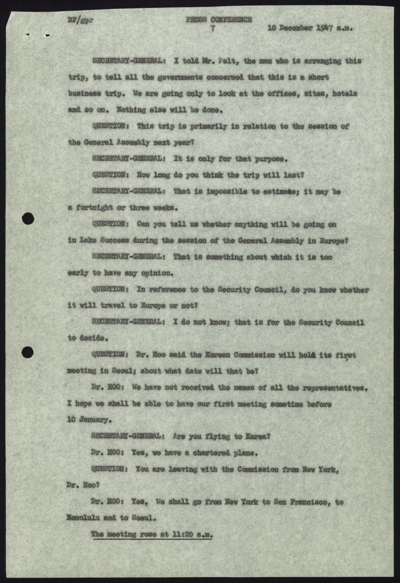 Lie, Trygve, AV/RA-PA-1407/D/L0018: Generalsekretærens papirer., 1947-1951, p. 28